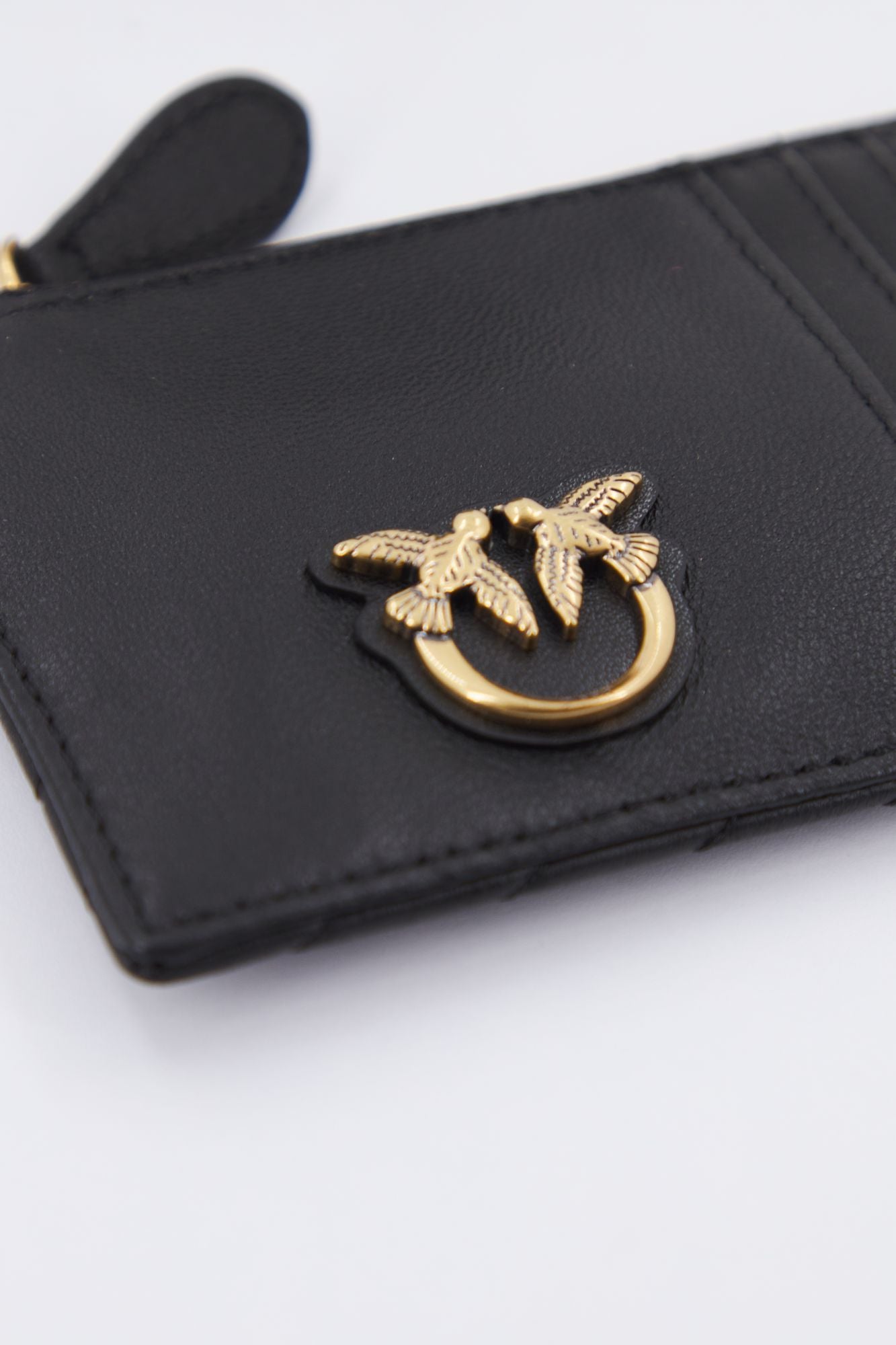 PINKO AIRONE CREDIT CARD en color NEGRO (4)