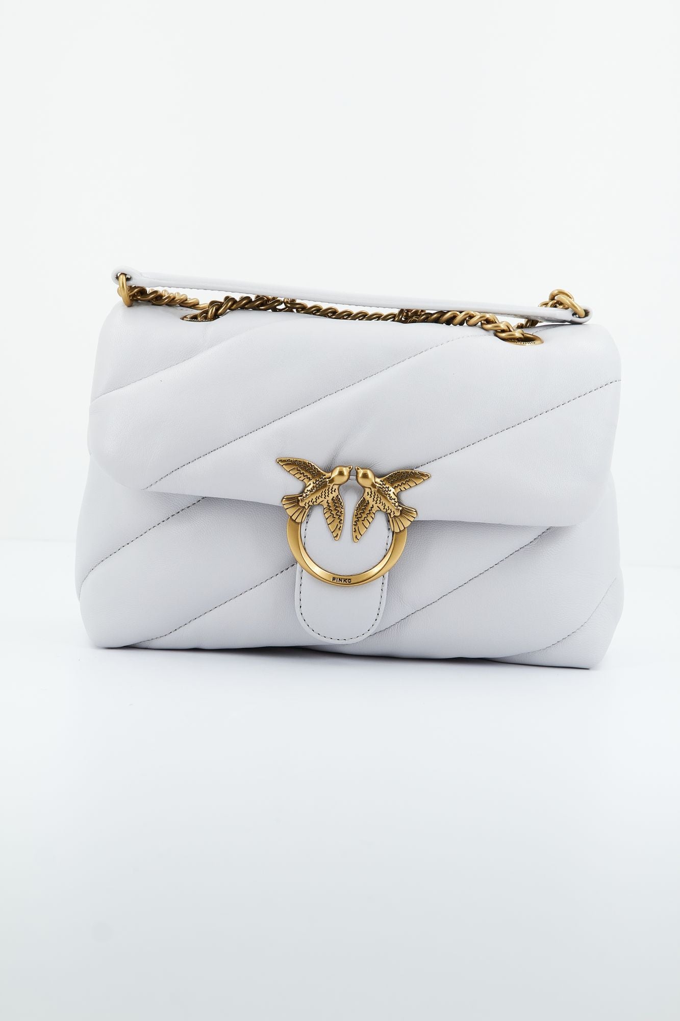 PINKO LOVE PUFF CLASSIC CL SH en color GRIS (1)