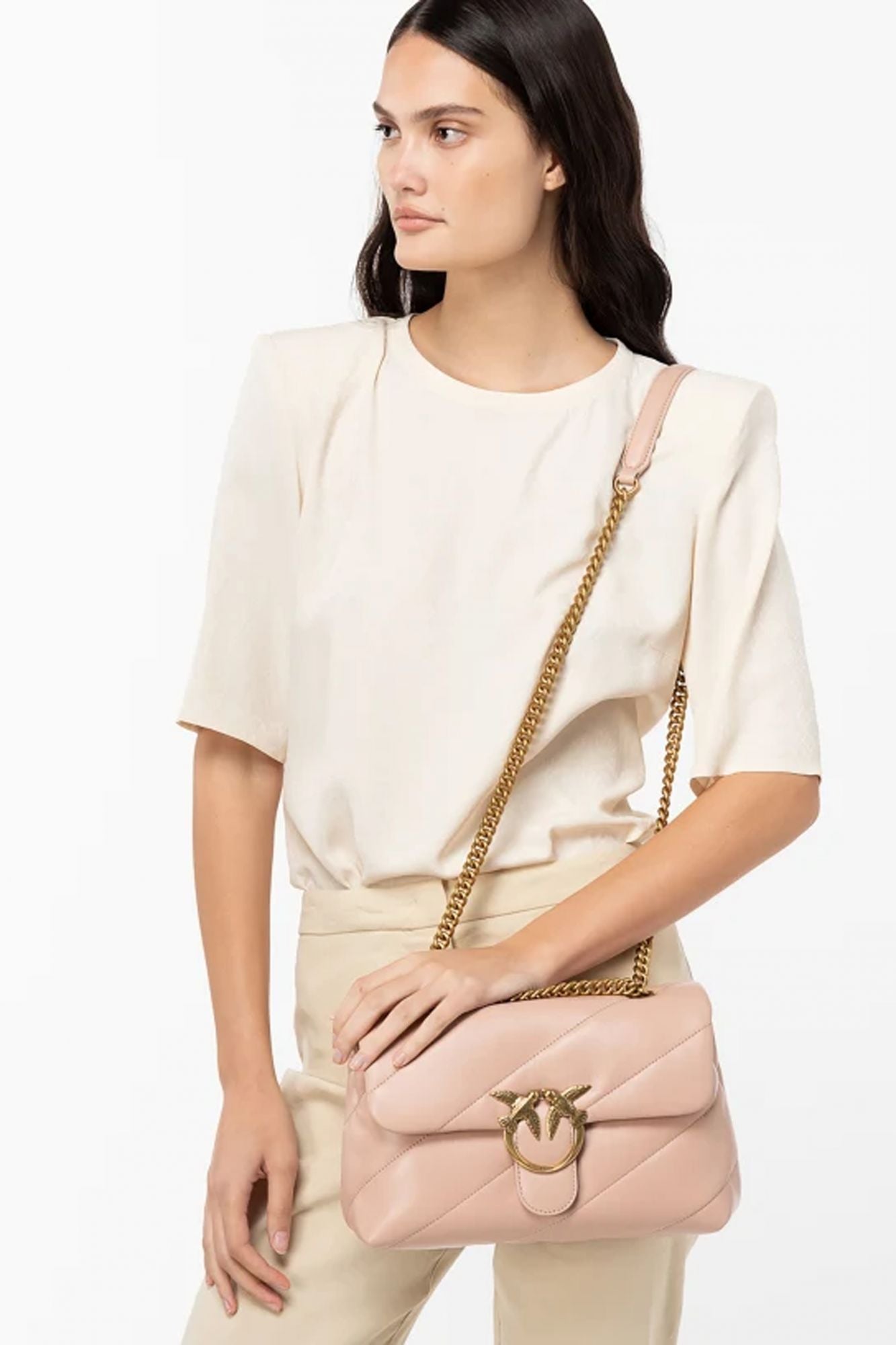 PINKO LOVE PUFF CLASSIC CL SH en color ROSA (2)