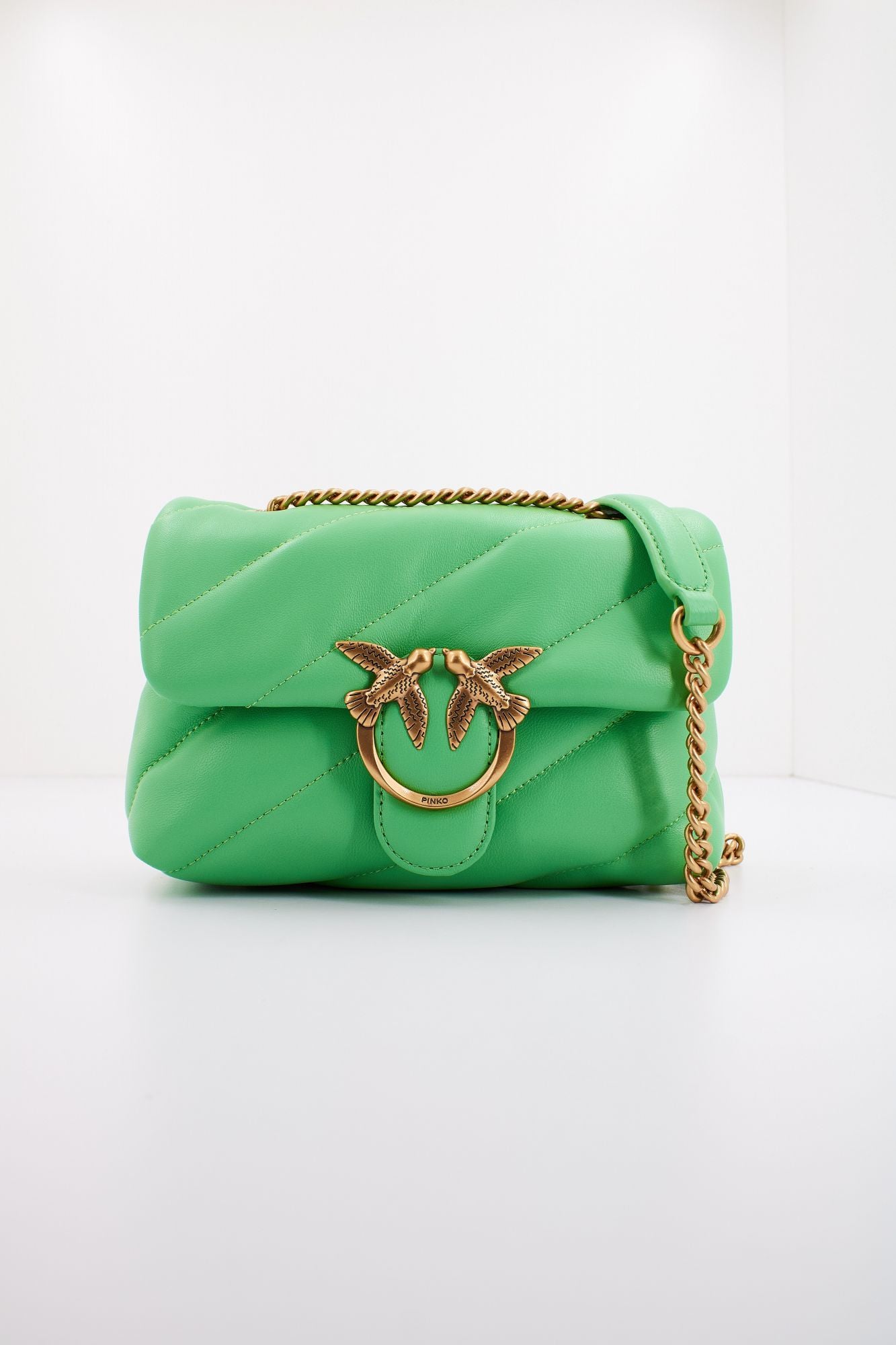 PINKO LOVE MINI PUFF CL SHEEP en color VERDE (1)