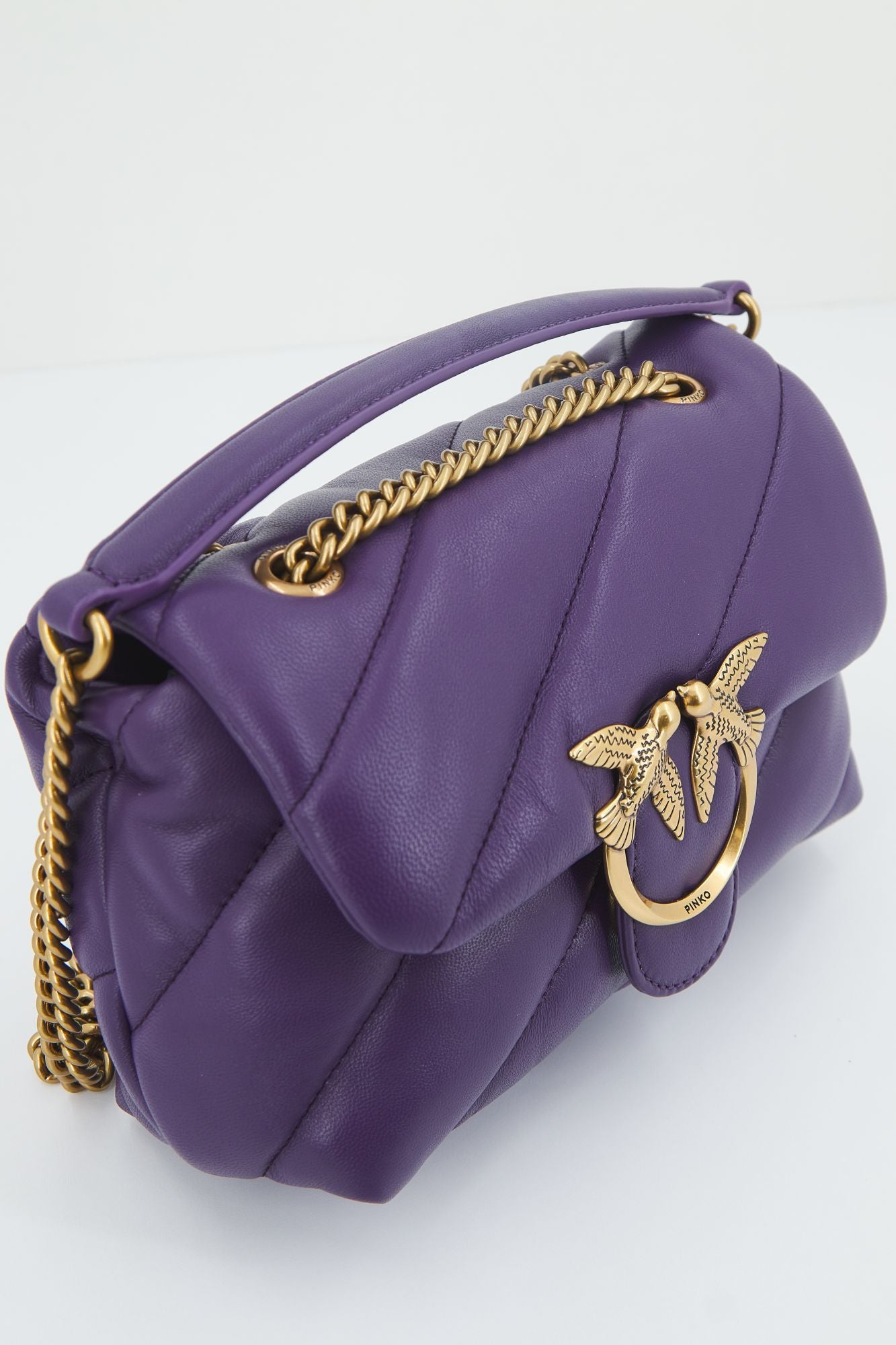 PINKO LOVE MINI PUFF CL SHEEP en color VIOLETA (3)