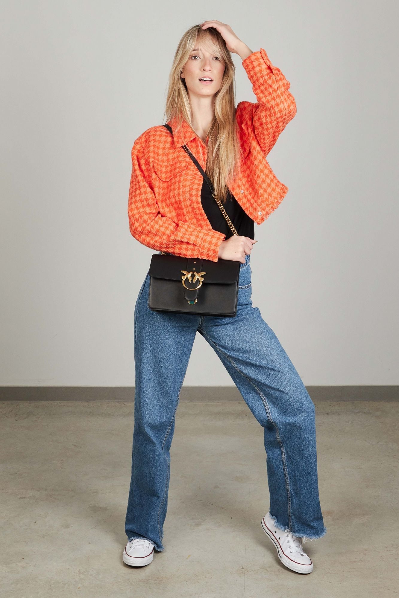 PINKO LOVE ONE CLASSIC CL VIT en color NEGRO (4)