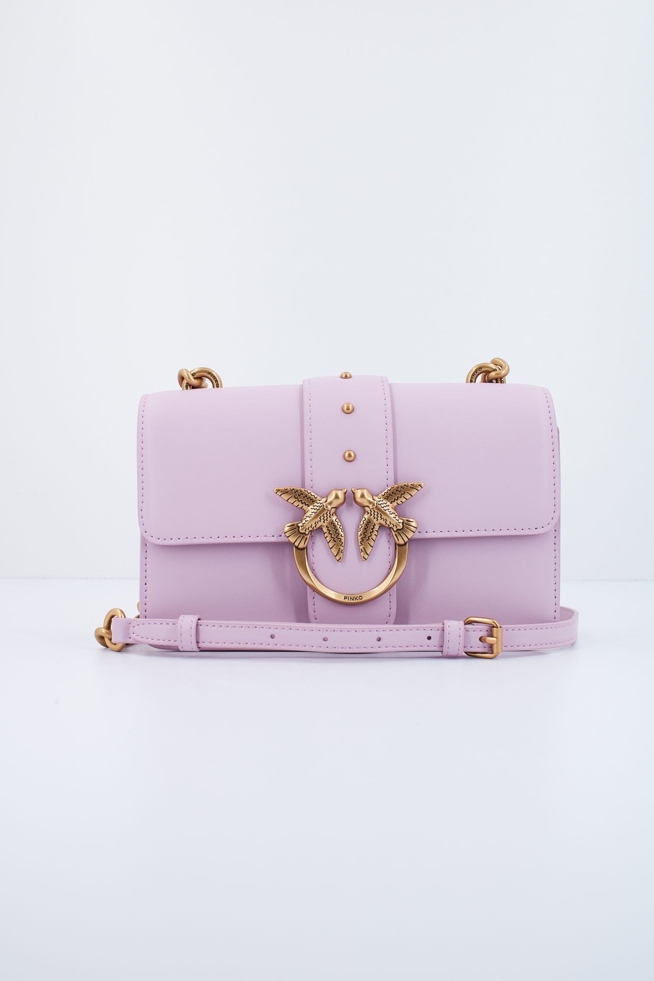 PINKO LOVE ONE MINI CL VITELL en color VIOLETA (1)