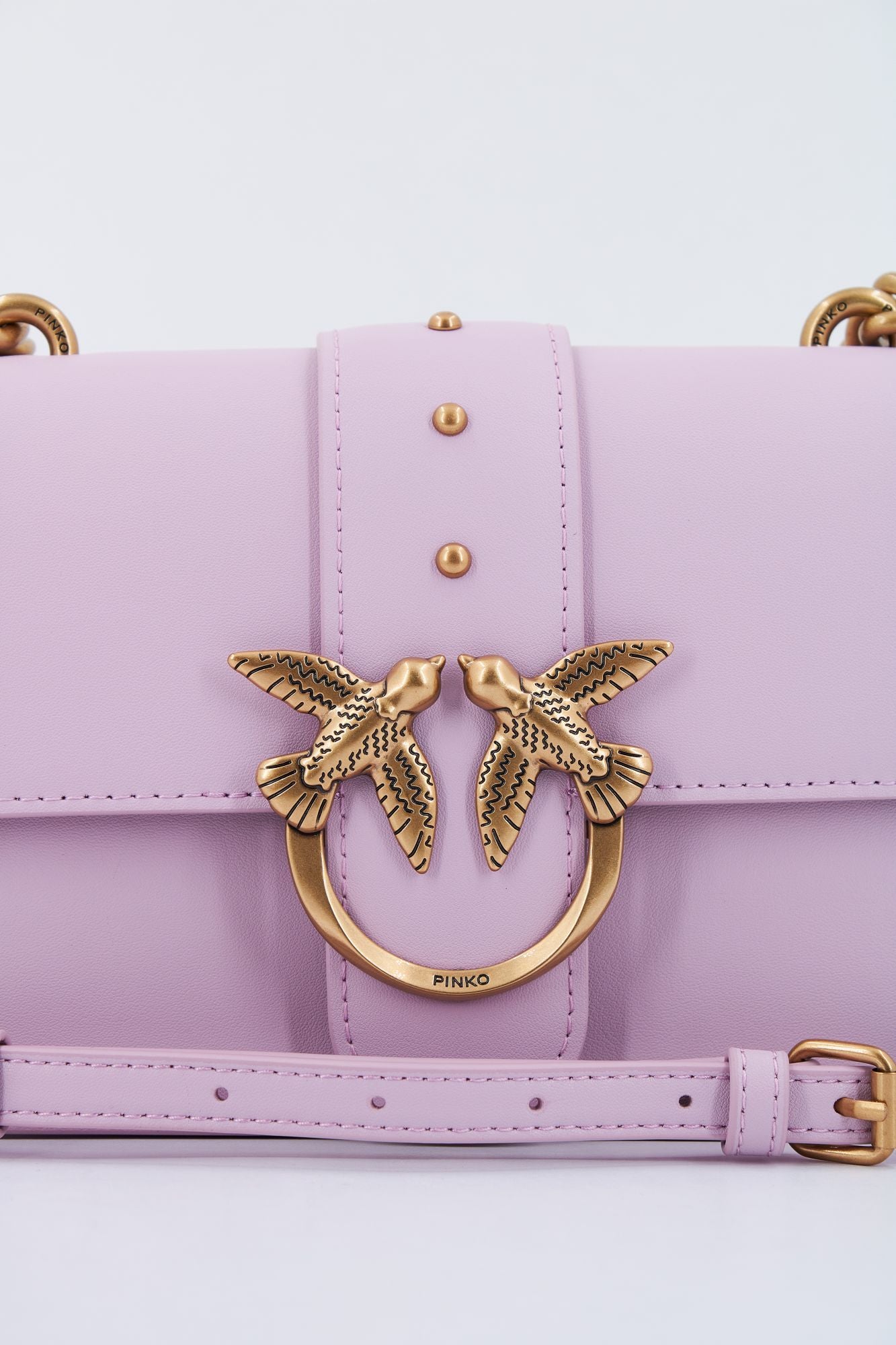 PINKO LOVE ONE MINI CL VITELL en color VIOLETA (4)