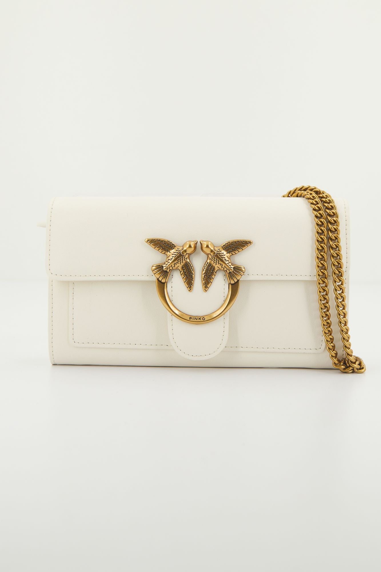 PINKO LOVE ONE WALLET C VITEL en color BLANCO (1)
