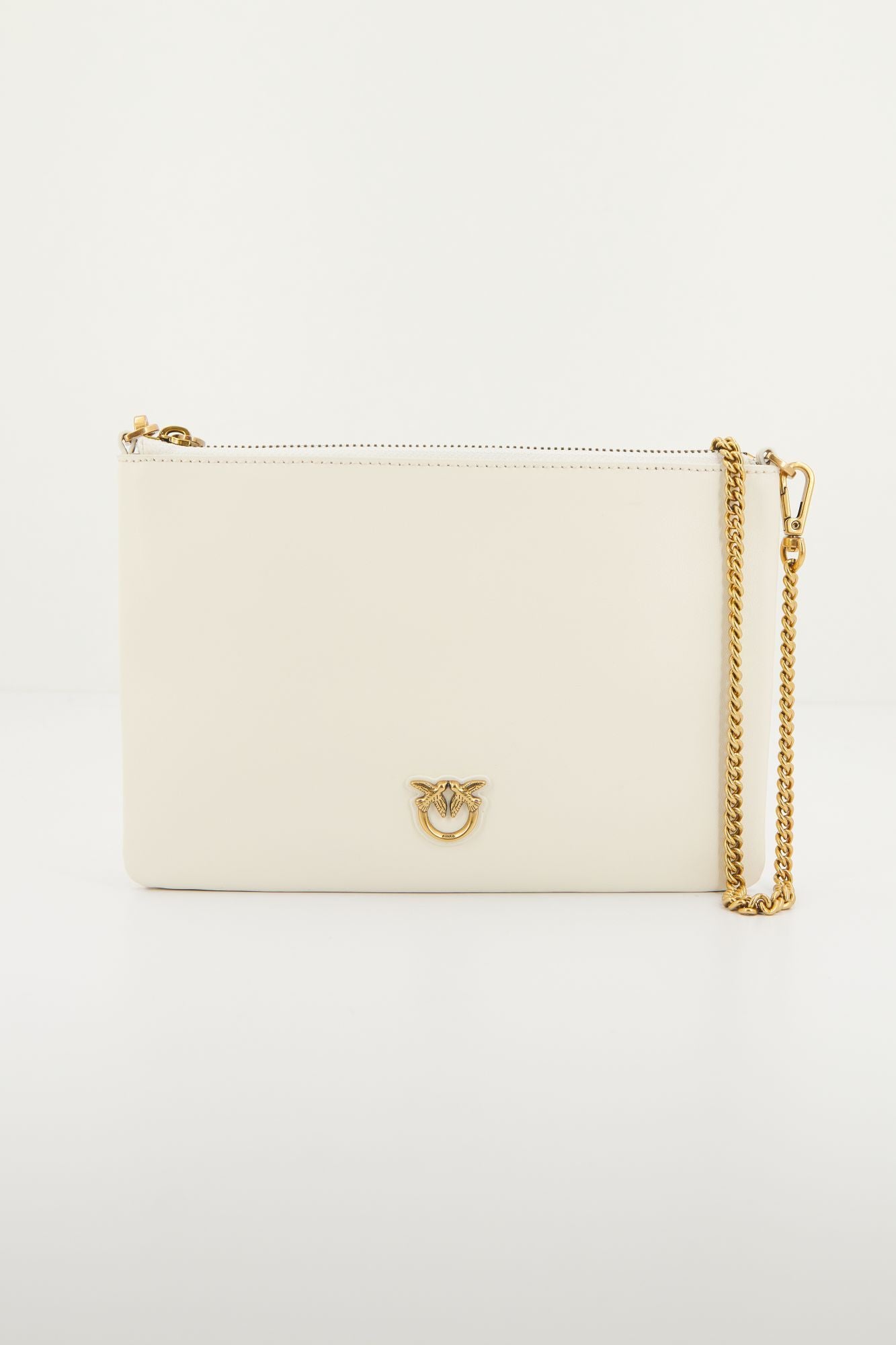 PINKO CLASSIC FLAT LOVE BAG SIMPLY en color BLANCO (1)