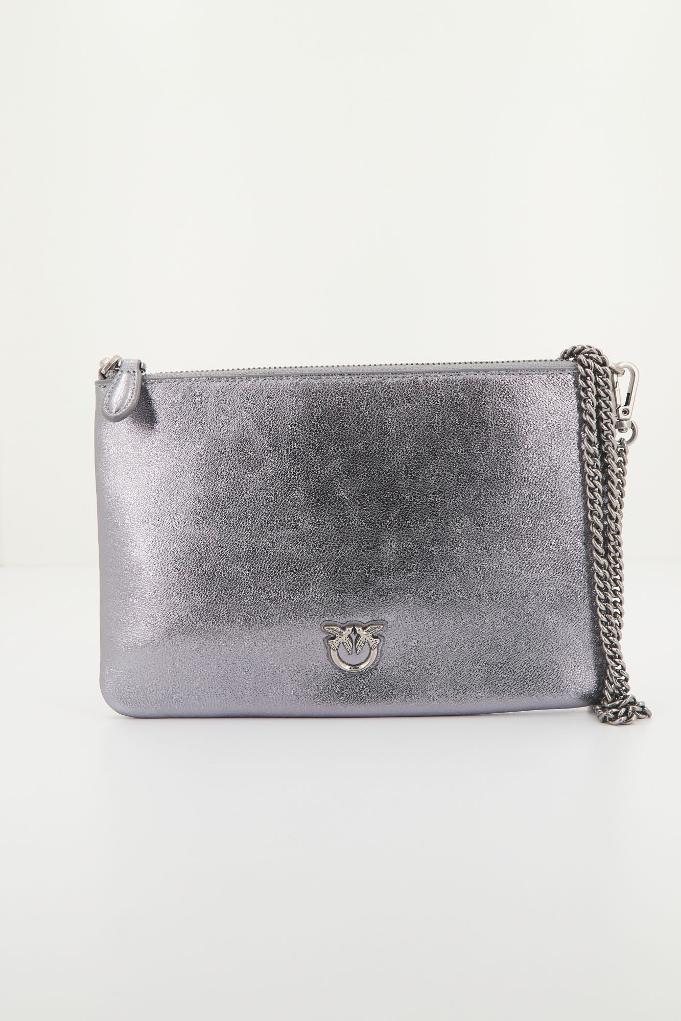 PINKO FLAT CLASSIC SHEEP NAPP en color GRIS (1)