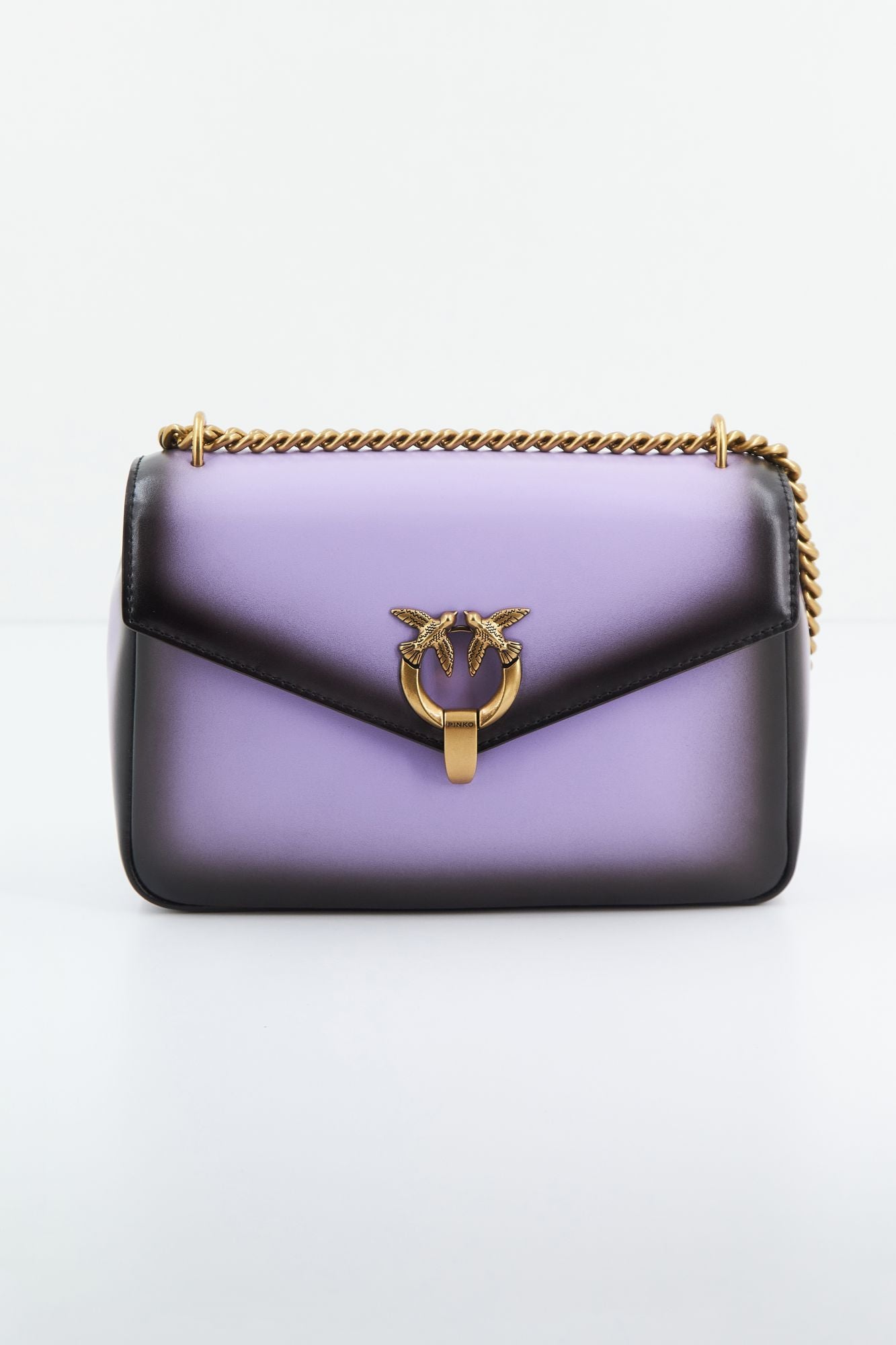 PINKO CUPIDO MESSENGER CLASSIC en color VIOLETA (1)
