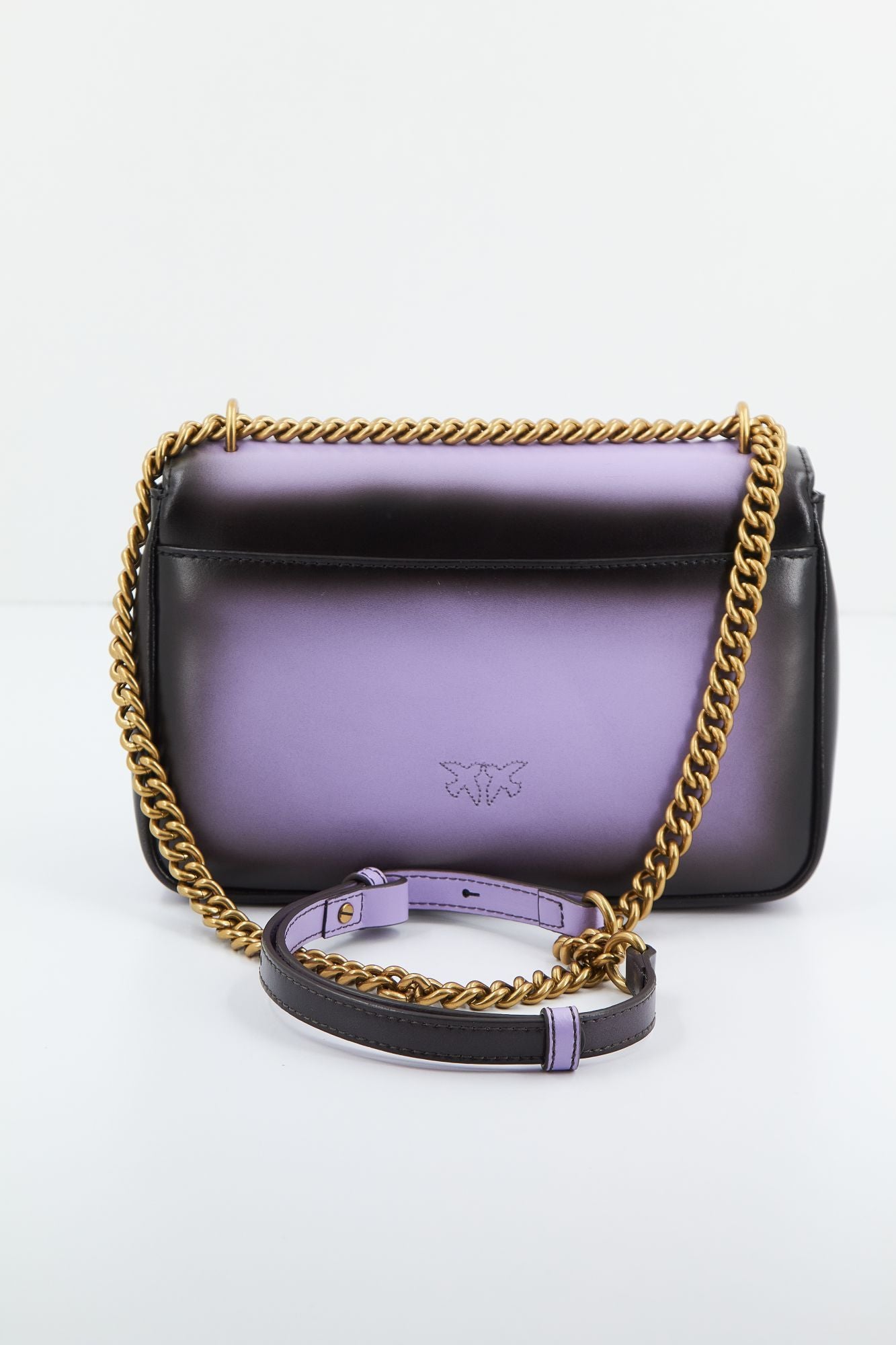 PINKO CUPIDO MESSENGER CLASSIC en color VIOLETA (3)