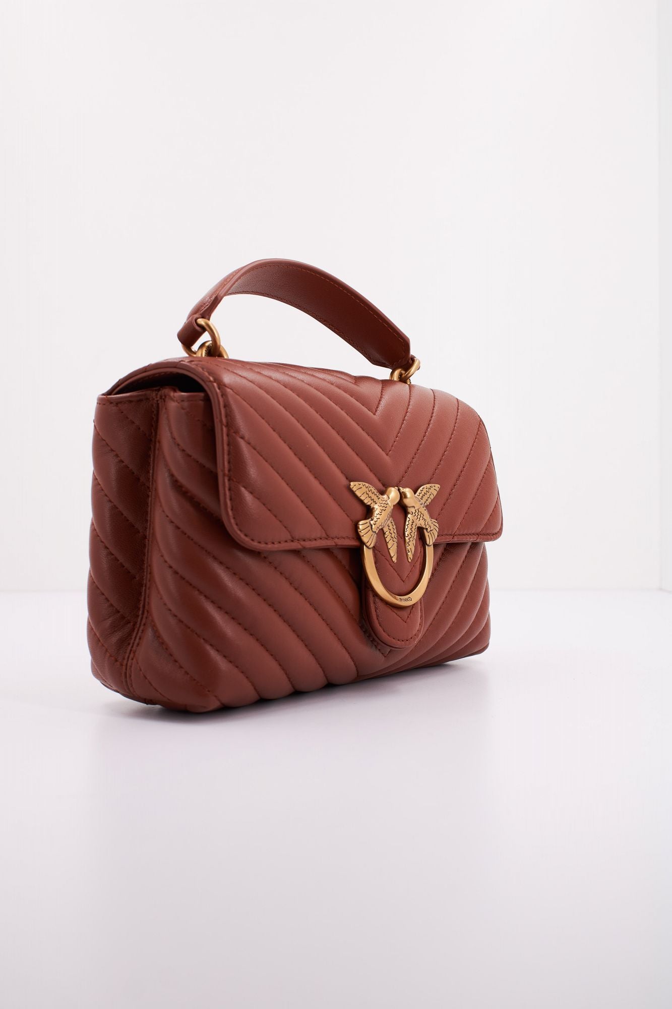 PINKO LOVE LADY PUFF MINI CL en color MARRON (2)