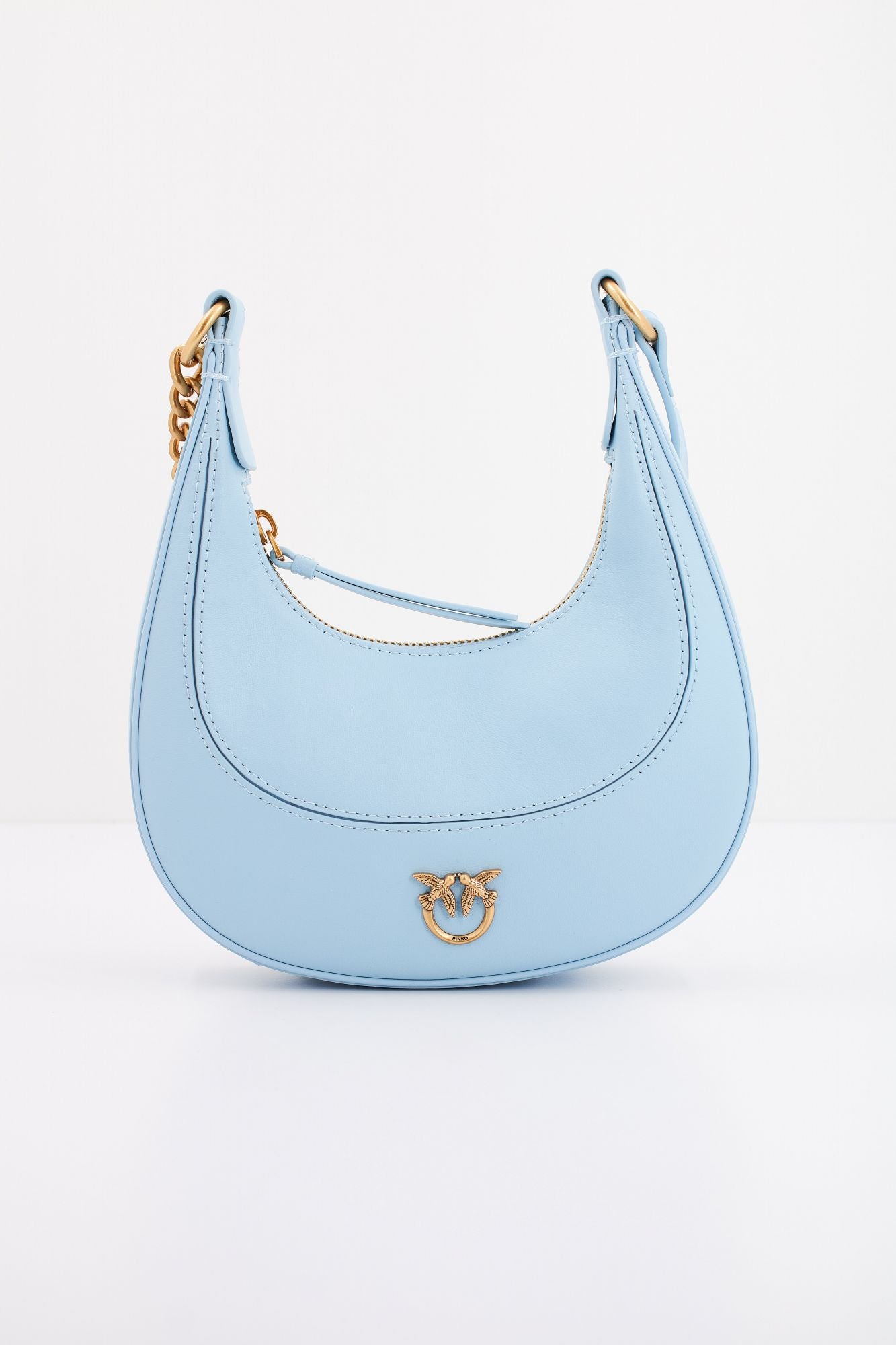 PINKO BRIOCHE HOBO MINI en color AZUL (1)