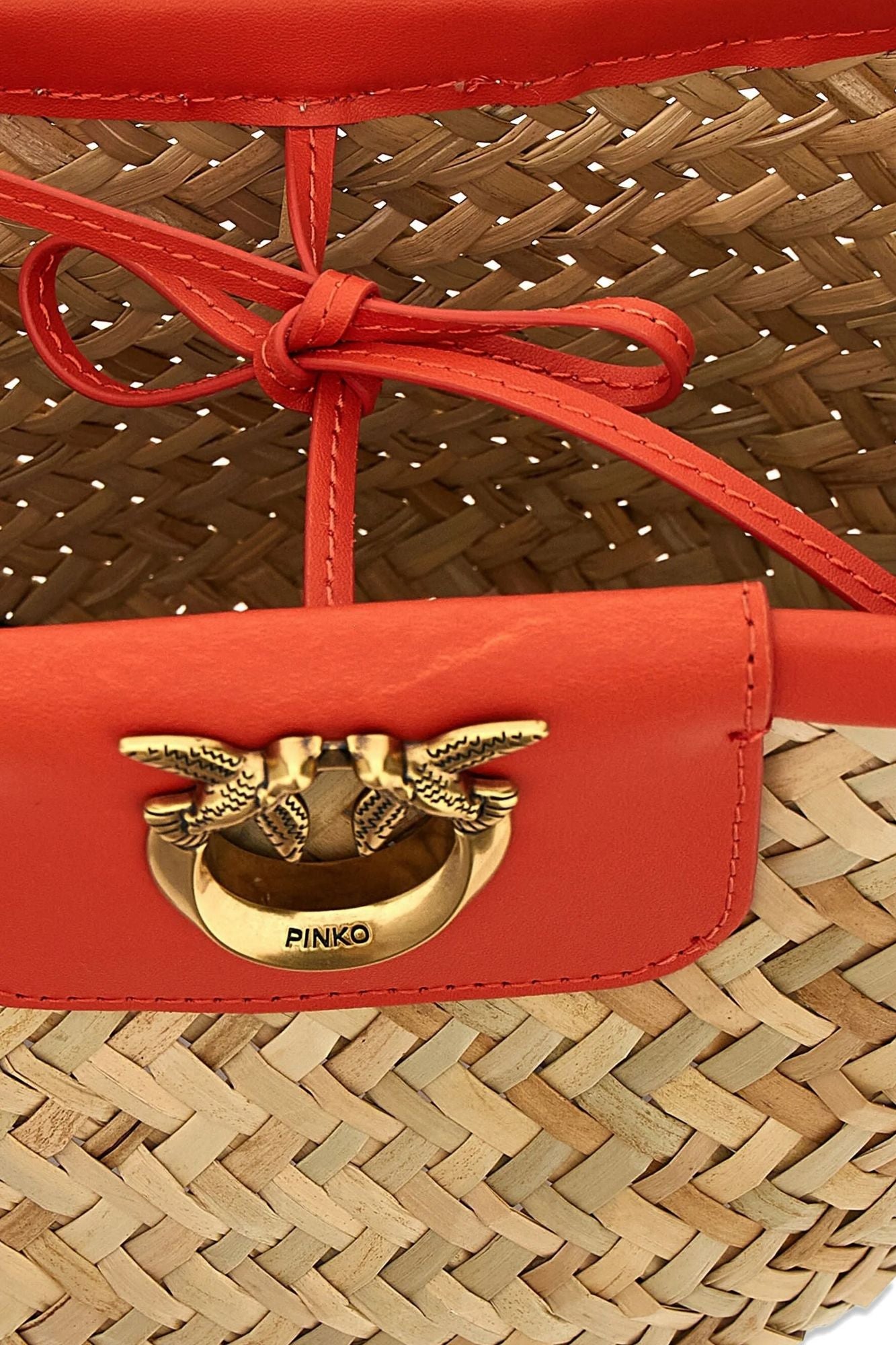 PINKO LOVE SUMMER BUCKET en color NARANJA (4)