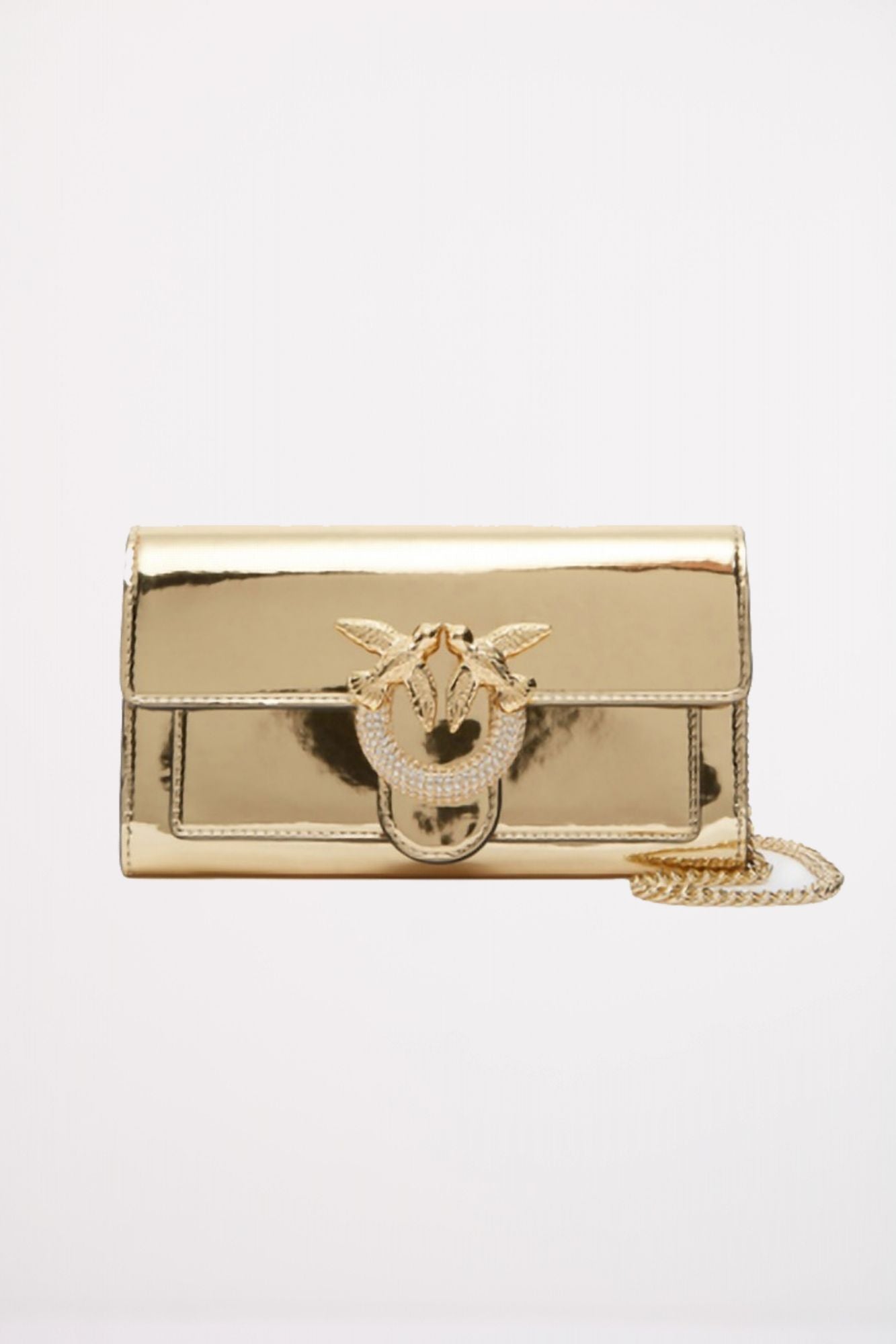 PINKO LOVE ICON WALLET C en color ORO (1)