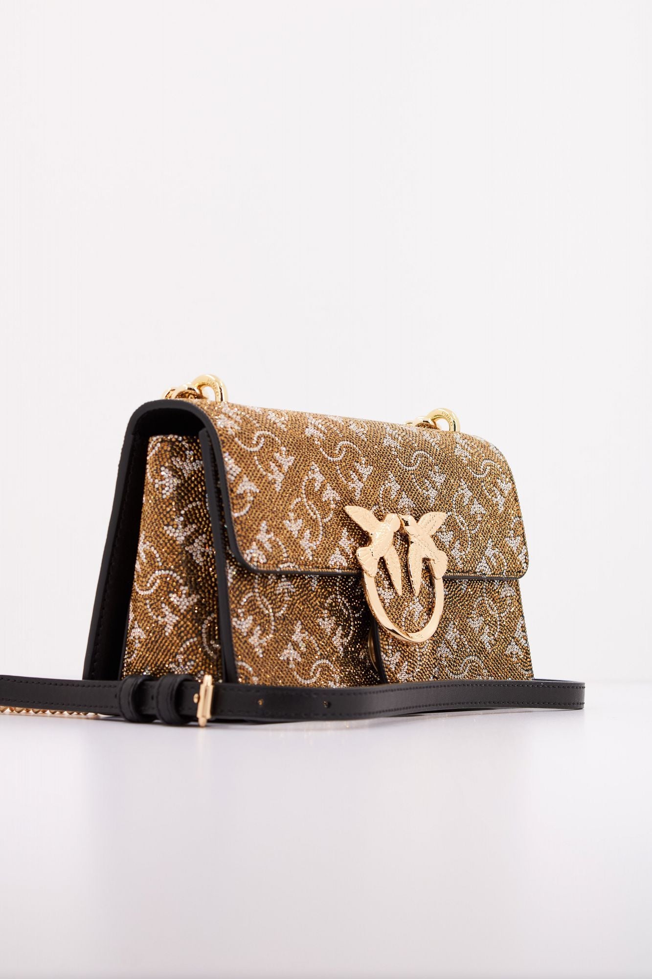 PINKO LOVE ONE MINI LIGHT CL en color ORO (2)