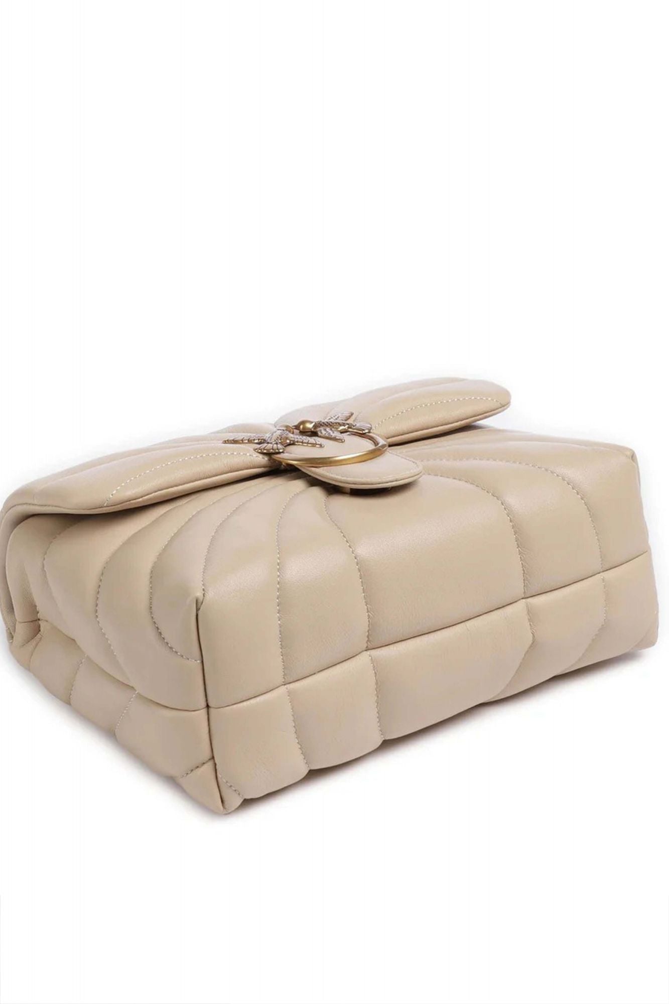 PINKO A1EX LOVE MINI PUFF CL en color BEIS (3)