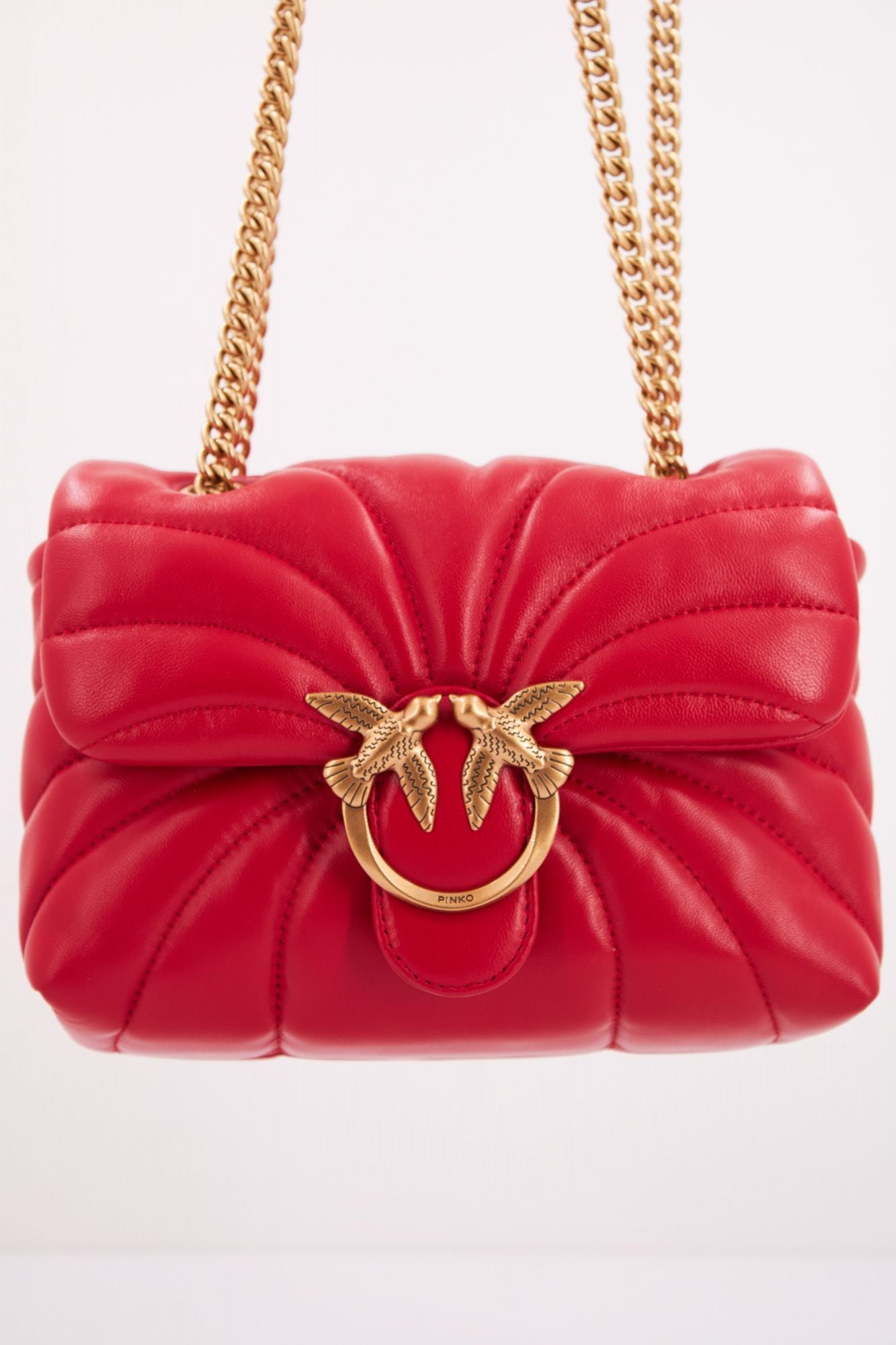 PINKO A1EX LOVE MINI PUFF CL en color ROJO (4)