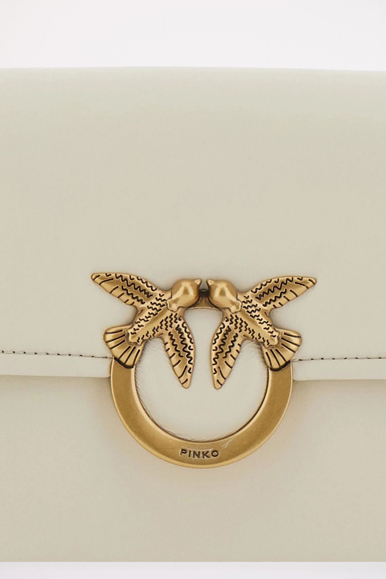 PINKO LOVE BOX BAG FL M en color BLANCO (4)