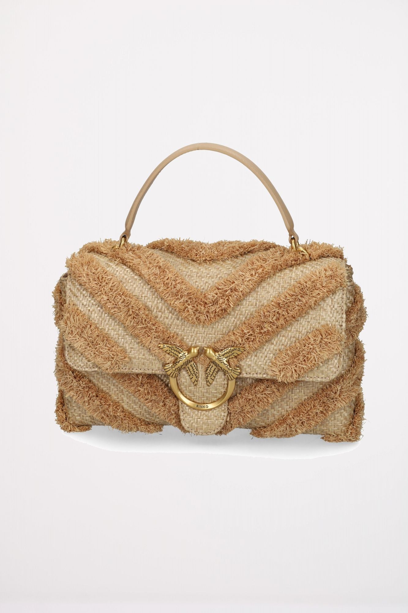 PINKO LOVE LADY PUFF CLASSIC CL en color MARRON CLARO (1)