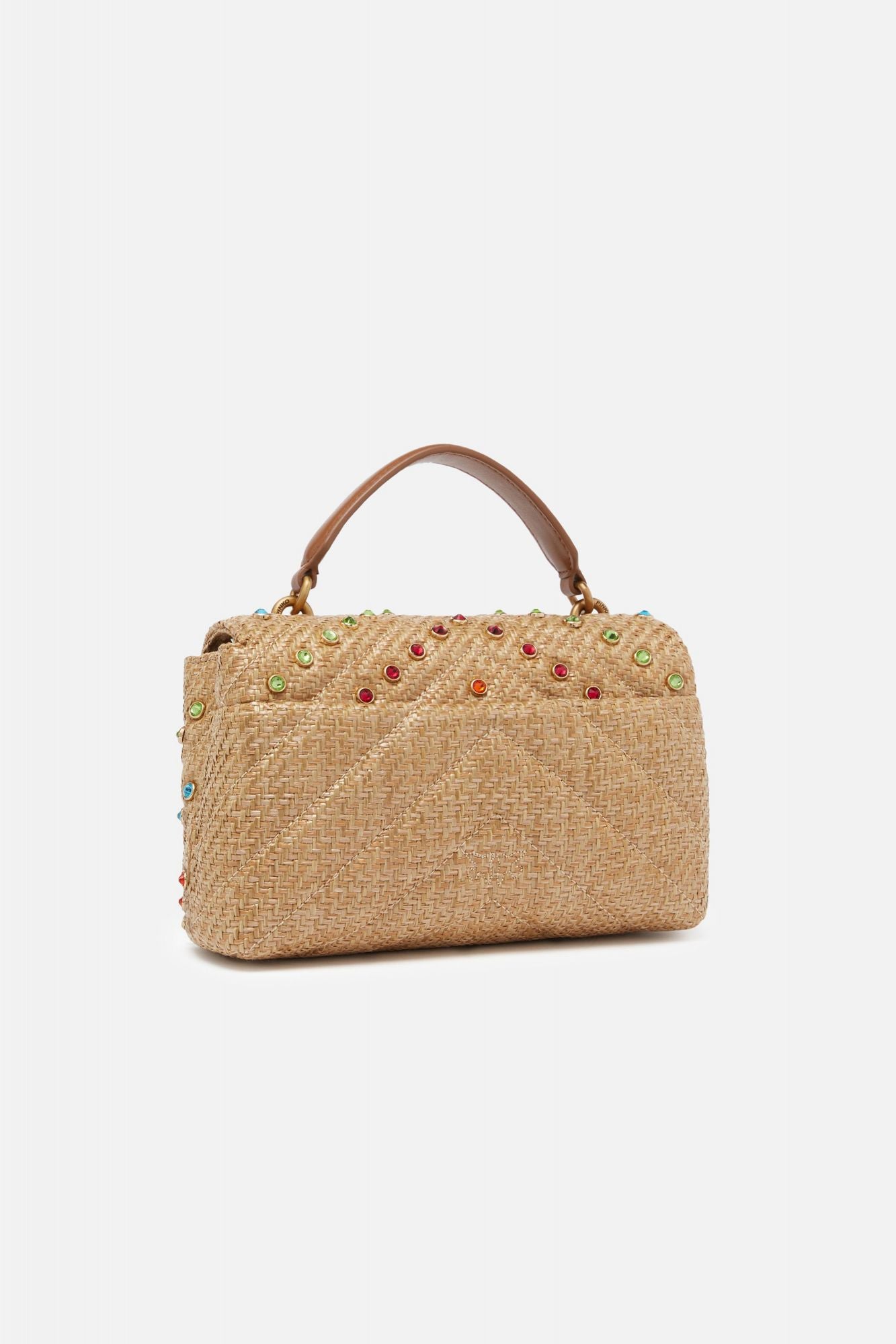 PINKO LOVE MINI LADY PUFF CL en color MARRON CLARO (2)