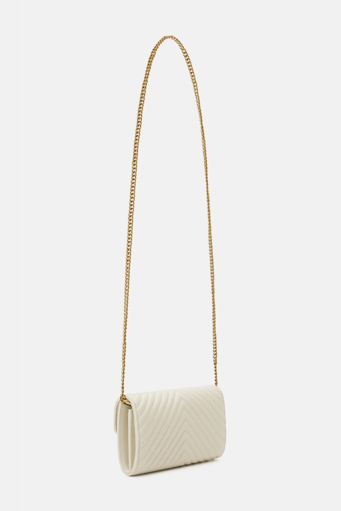 PINKO LOVE MINI ICON WALLET en color BLANCO (2)