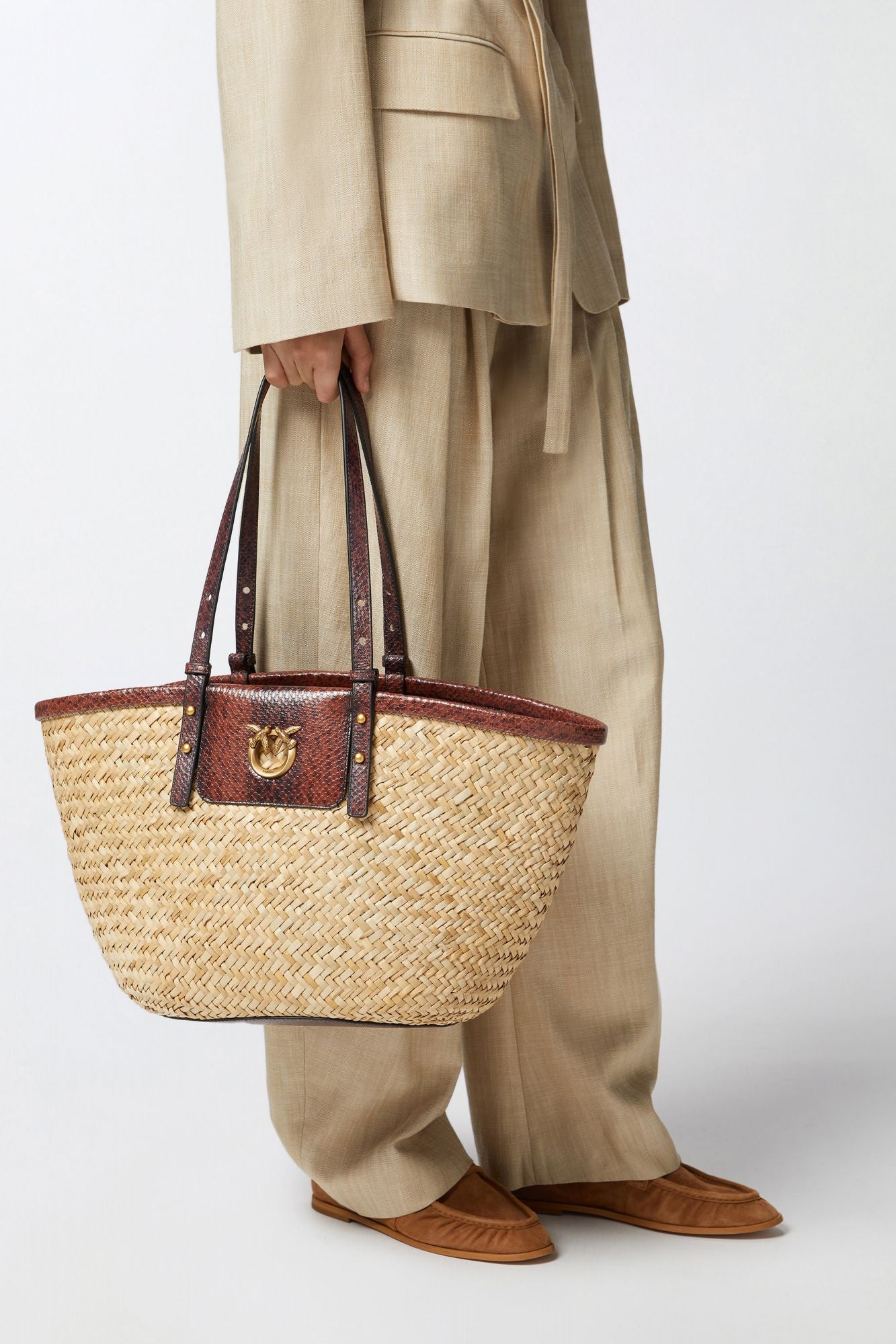 PINKO LOVE SUMMER BASKET en color ANIMAL PRINT (4)