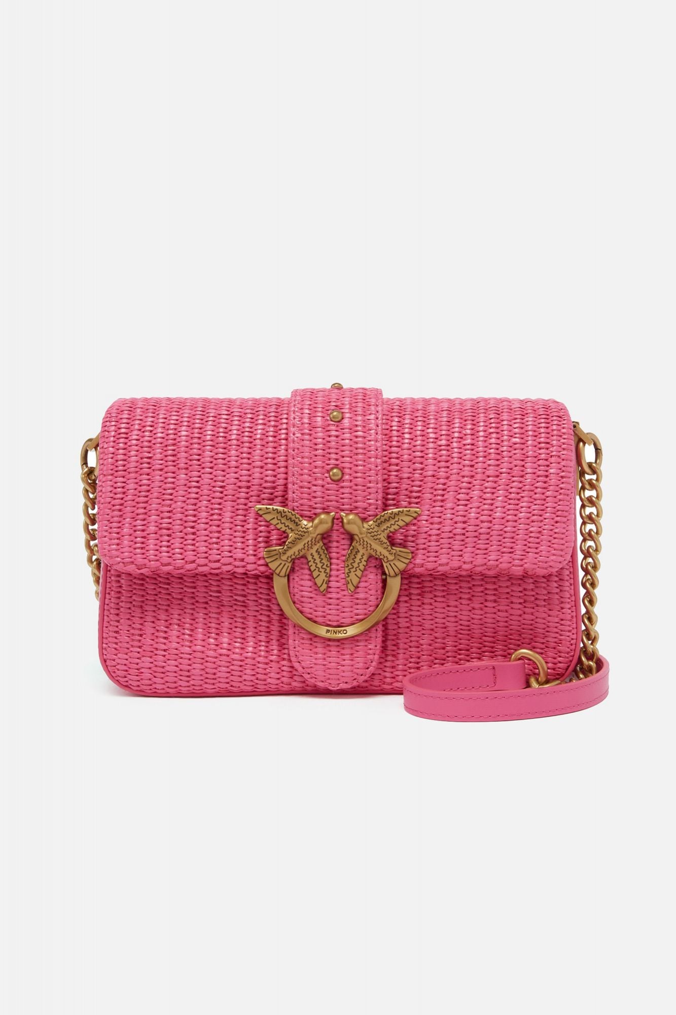 PINKO LOVE ONE MINI SLOUCHY en color ROSA (1)