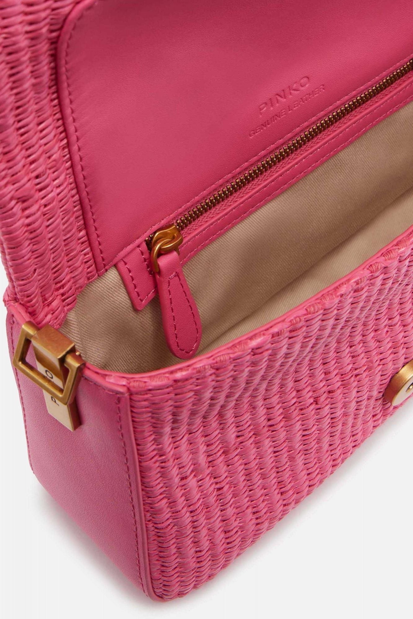 PINKO LOVE ONE MINI SLOUCHY en color ROSA (3)