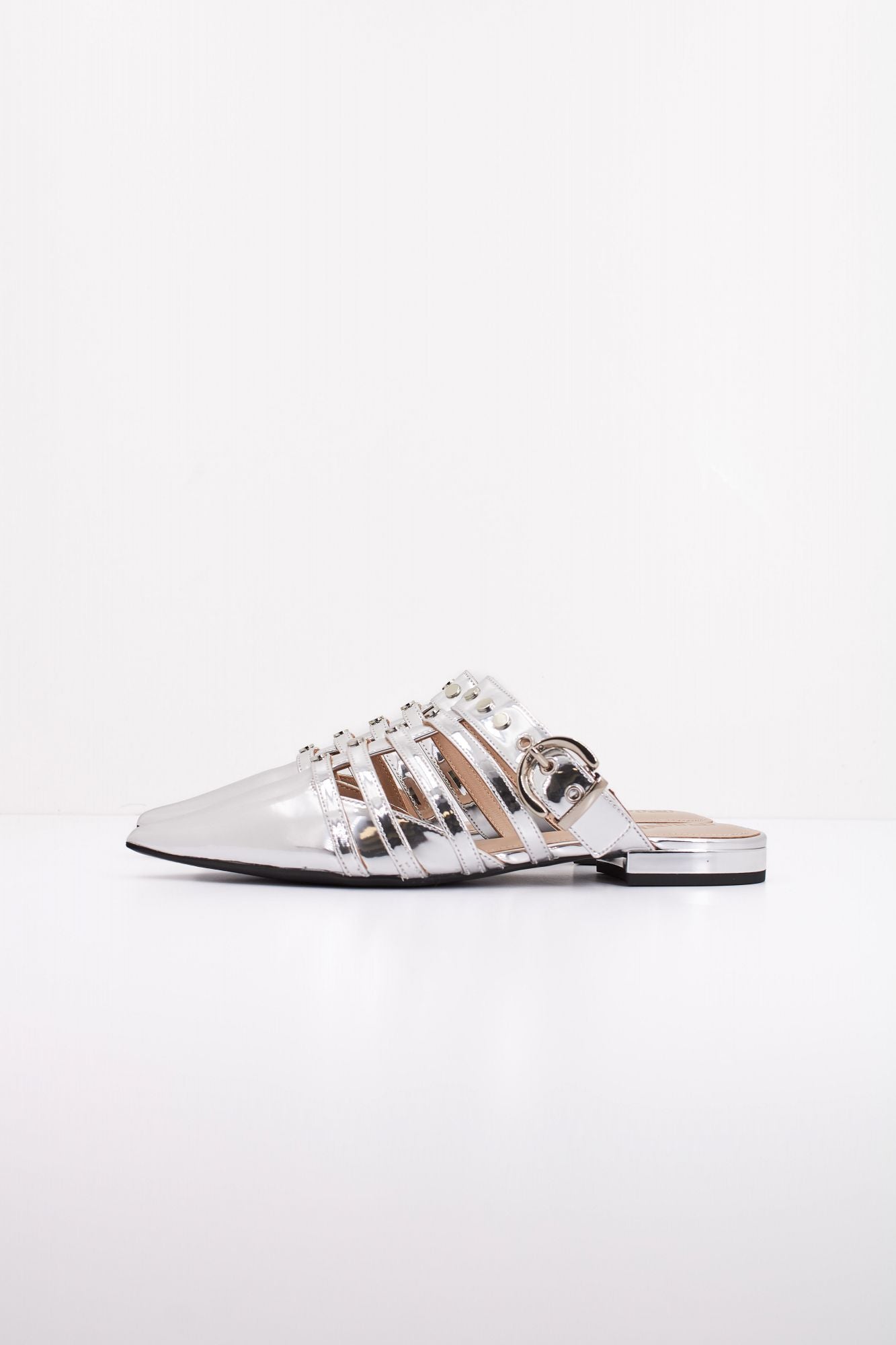 PINKO E003 GIANIRA 17 SABOT en color PLATA (1)