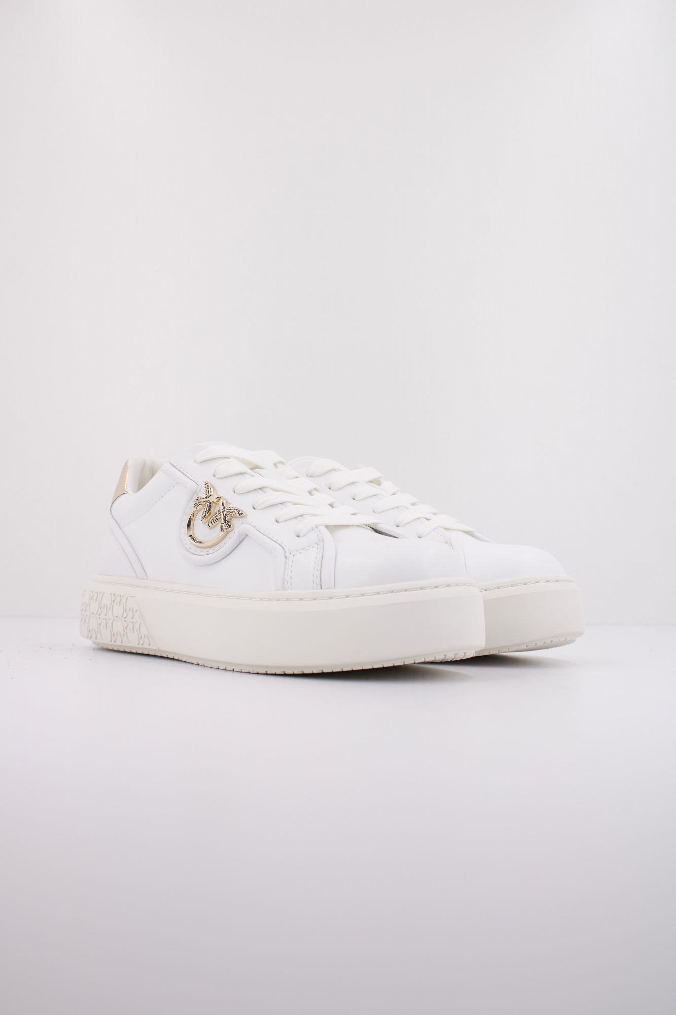 PINKO YOKO 06 LEATHER en color BLANCO (2)