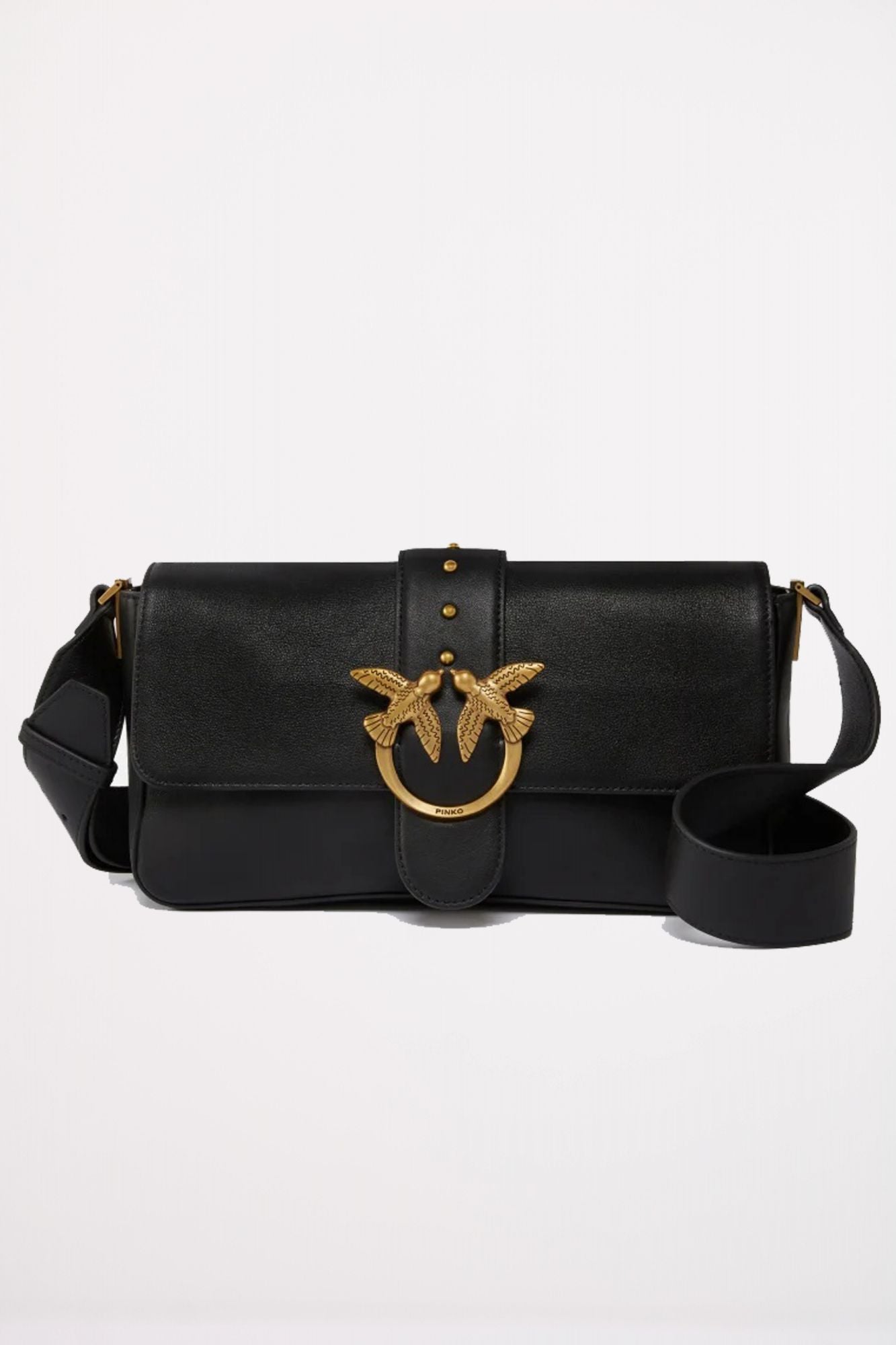 PINKO LOVE ONE MINI SLOUCHY en color NEGRO (1)