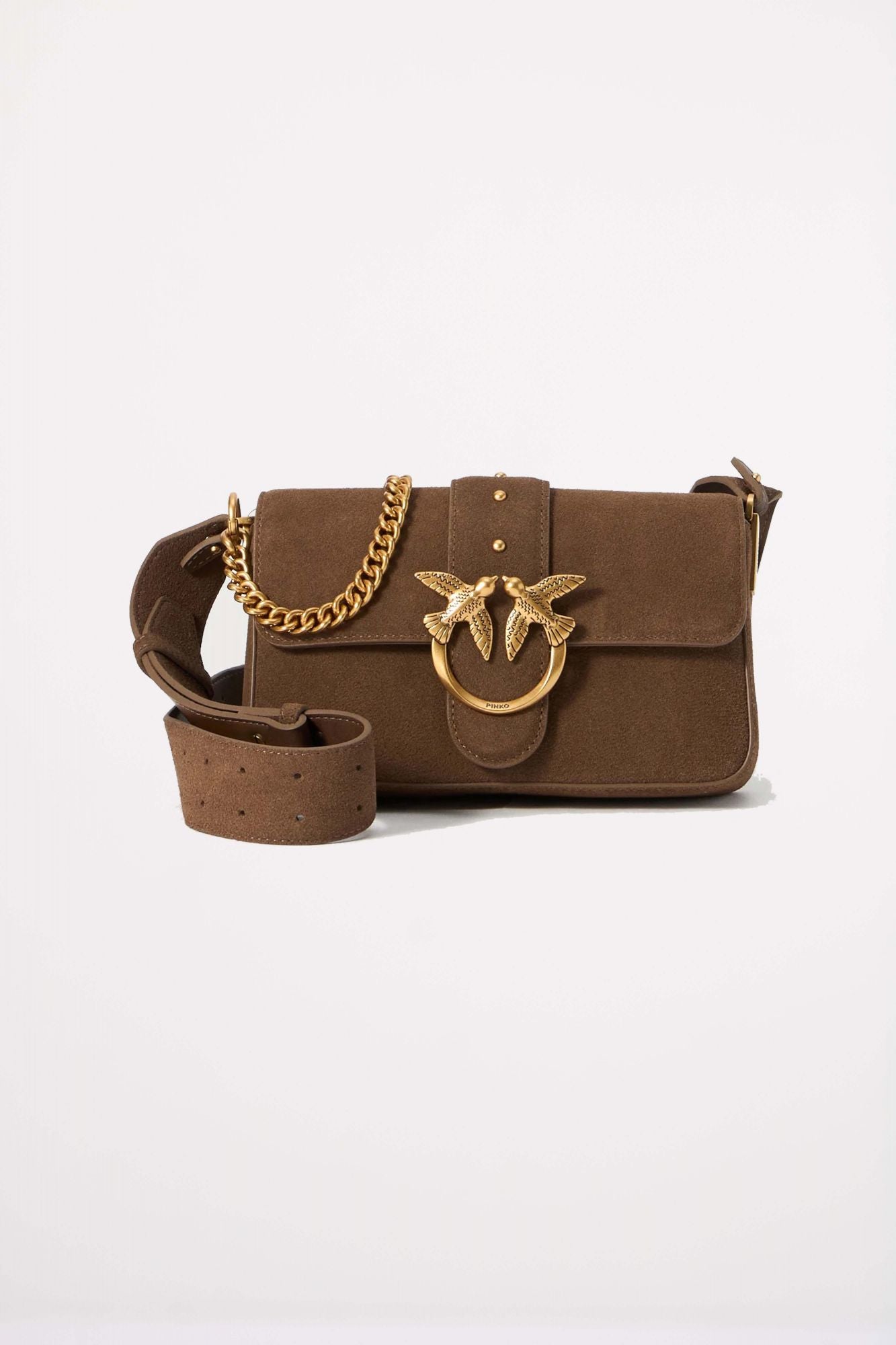 PINKO LOVE ONE MINI SLOUCHY F en color MARRON (1)