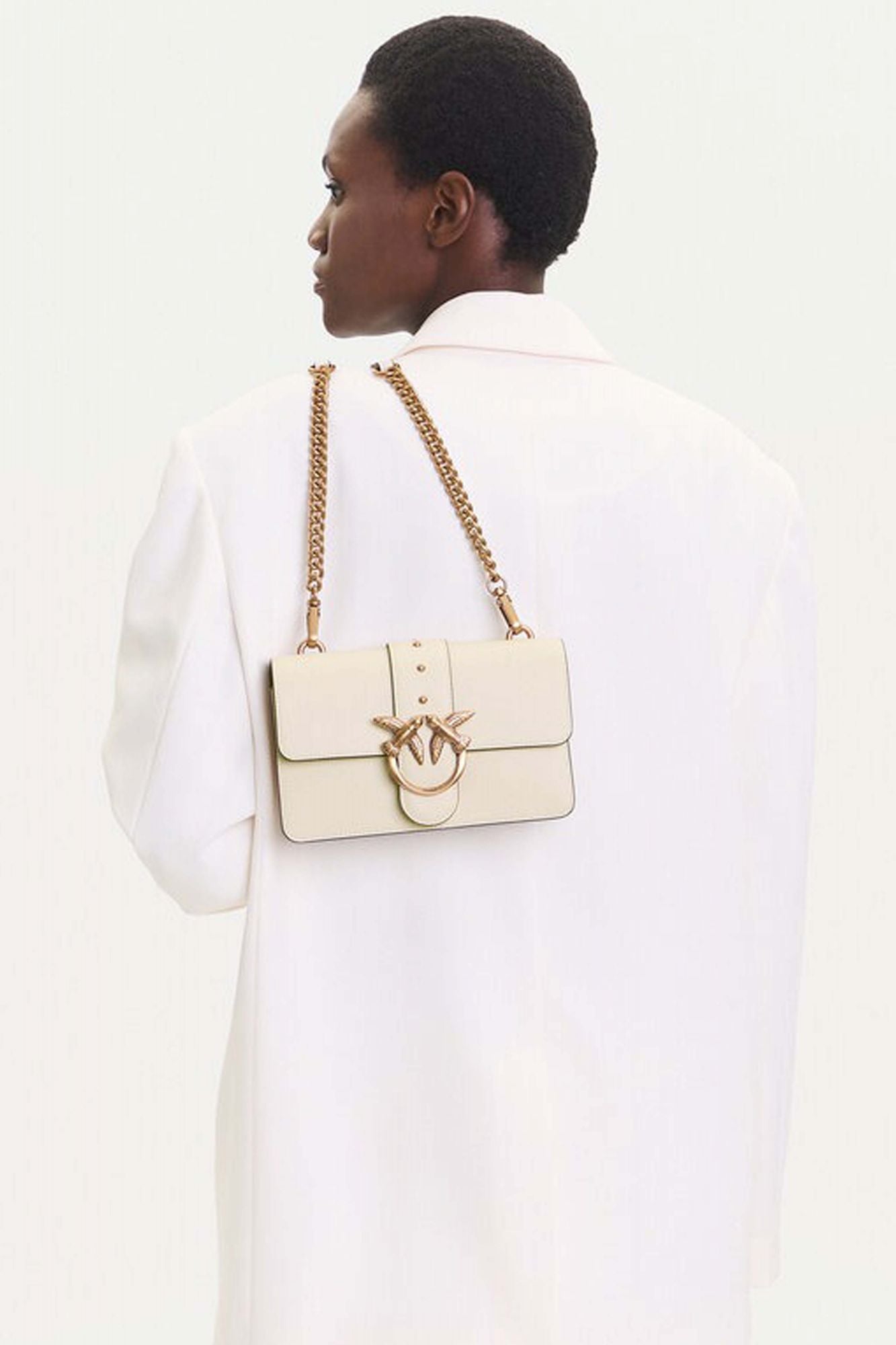 PINKO LOVE ONE MINI ST. CL VI en color BEIS (1)
