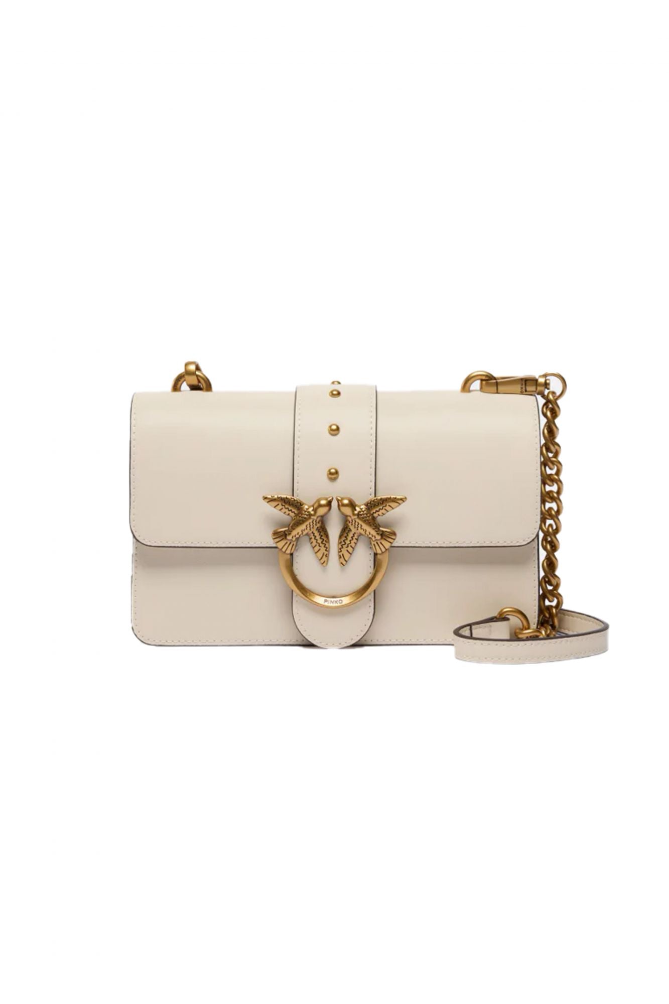 PINKO LOVE ONE MINI ST. CL VI en color BEIS (1)