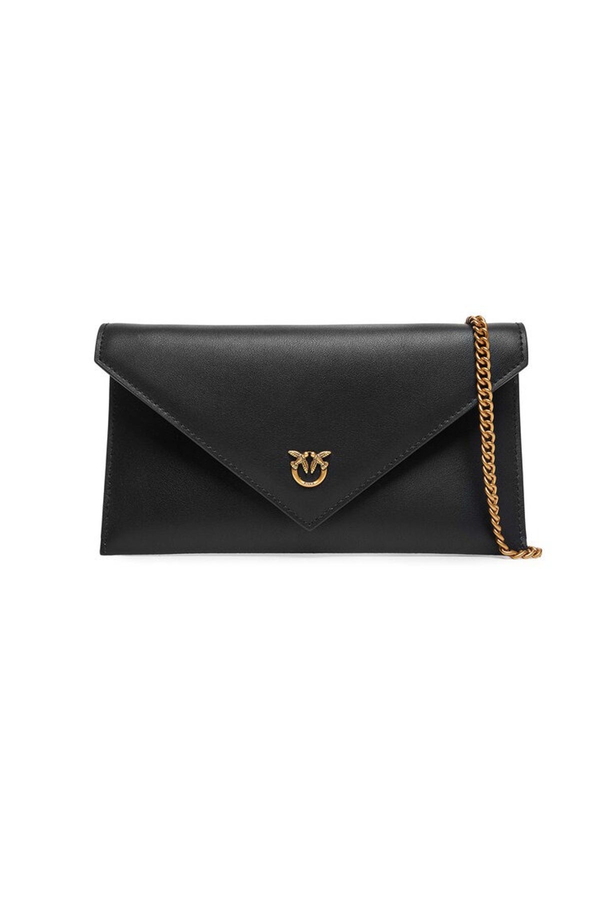 PINKO FLAT PURSE MINI en color NEGRO (3)