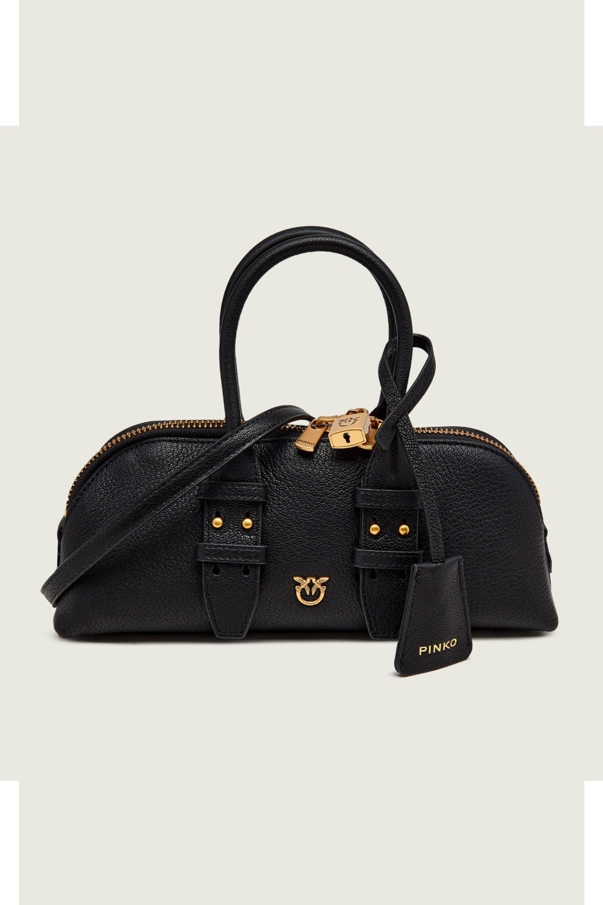 PINKO 105334 A2JC BOWLING BAG HORIZONTAL en color NEGRO (1)