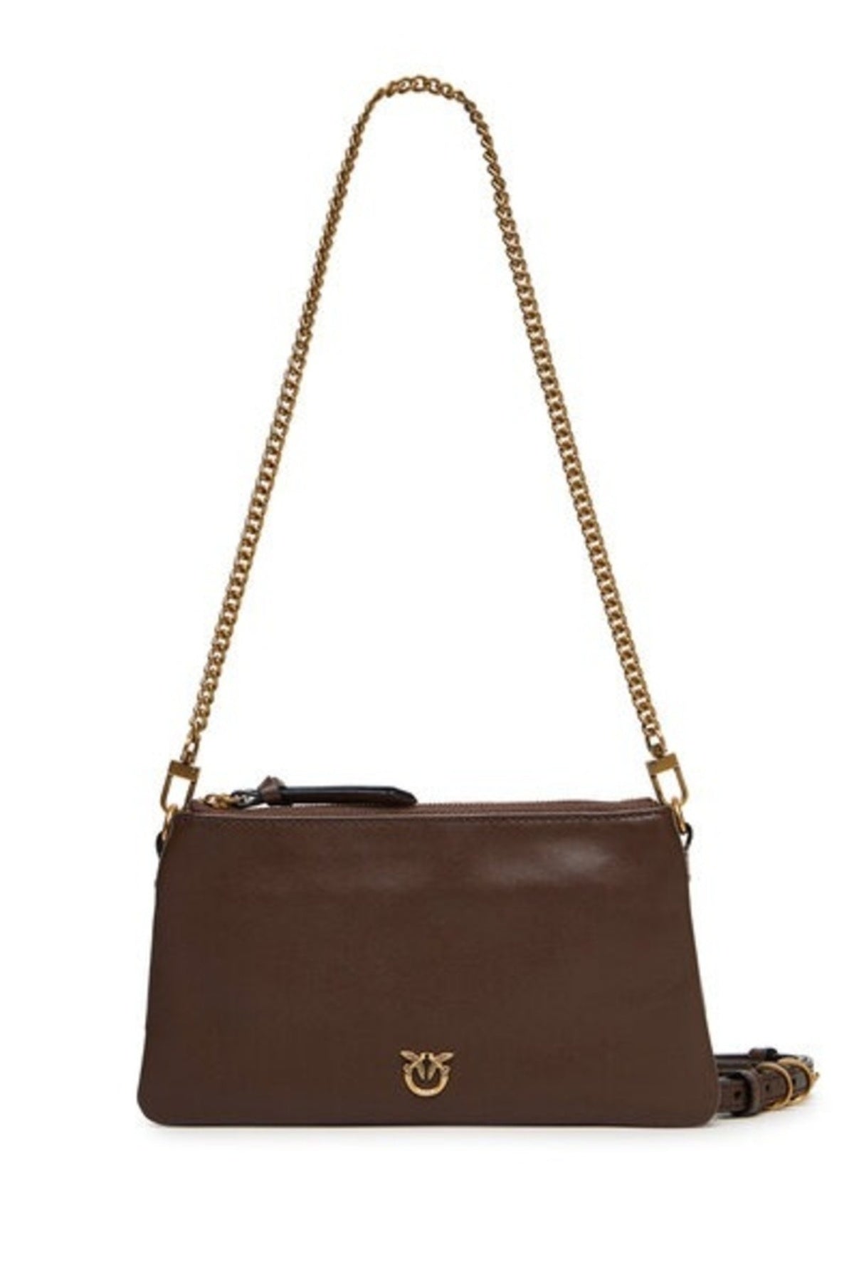 PINKO 105359 A0QO DOUBLE MINI VITELLO MOR en color MARRON (1)
