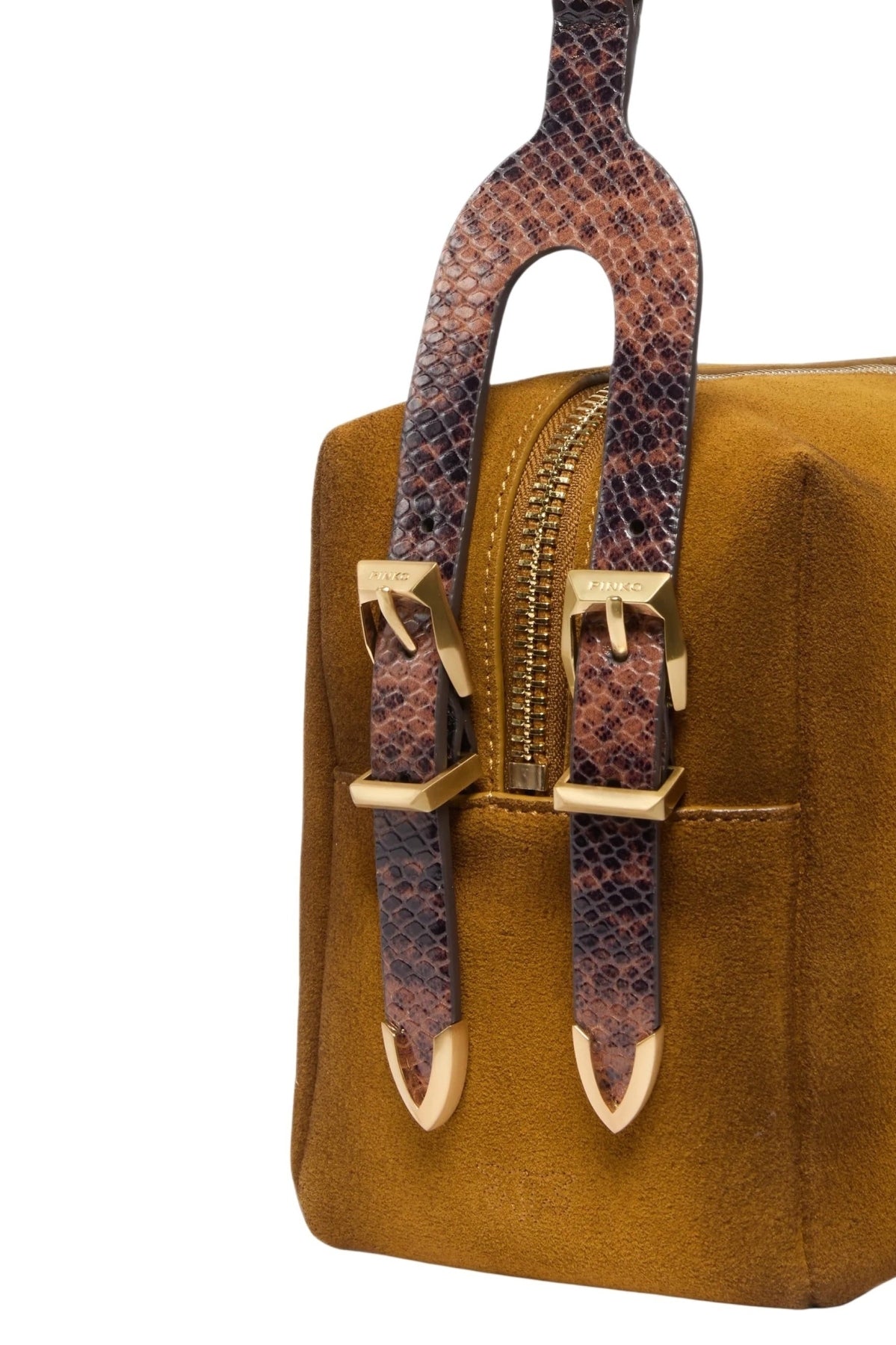 PINKO 106676 A3DB 24 CLASSIC SUEDE SPRAYI en color AMARILLO (3)