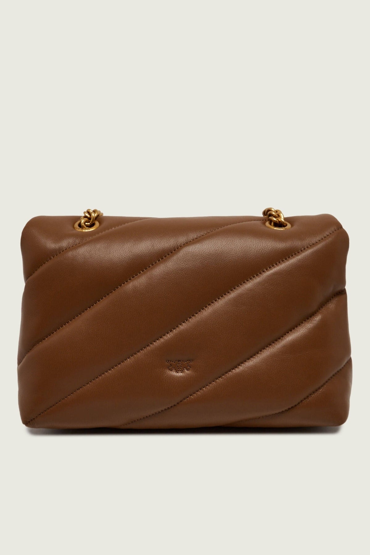 PINKO 107057 A0F2 PUFF CLASSIC NEW BUCKLE en color MARRON (2)