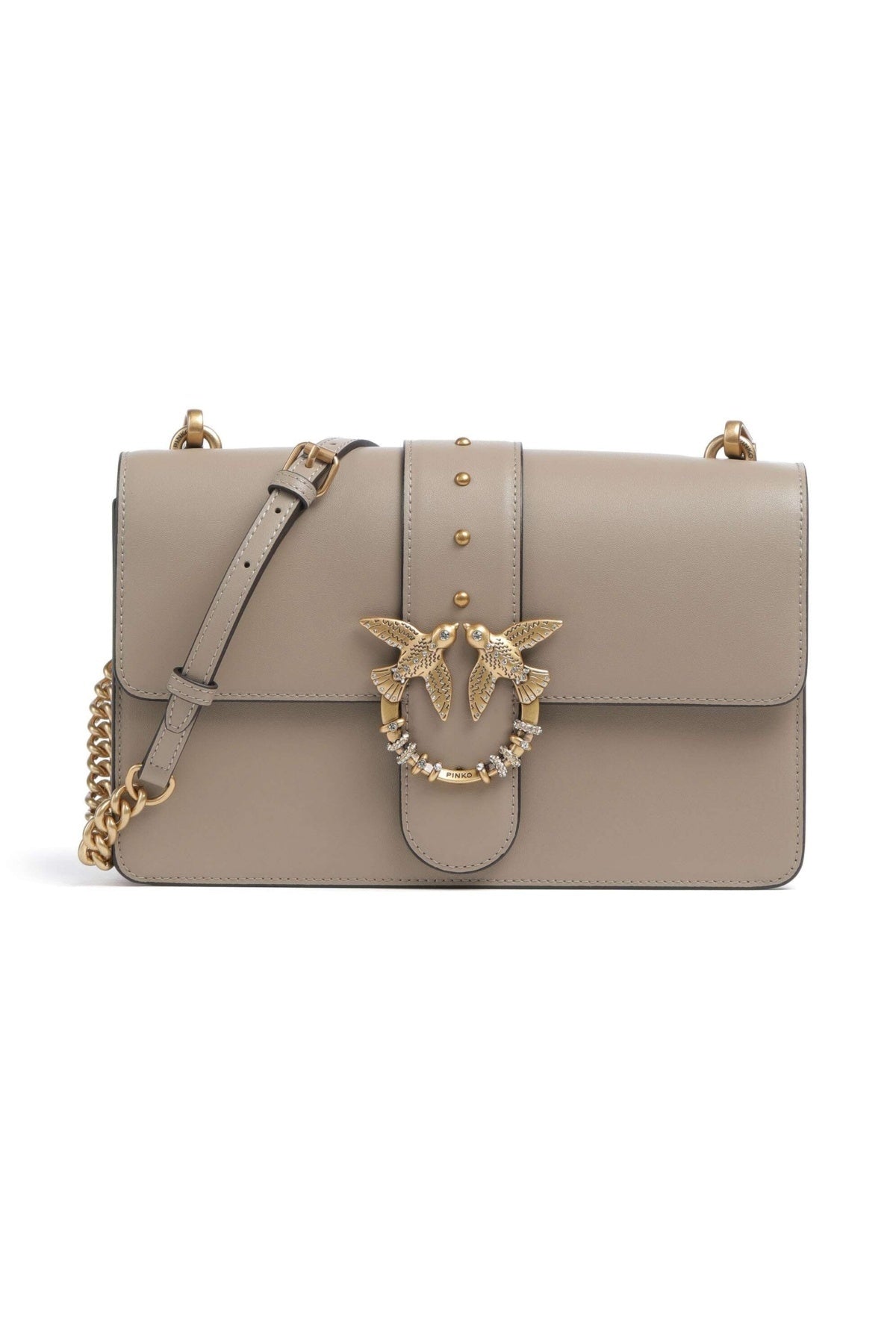 PINKO 107070 A0F1 OVE ONE CLASSIC NEW BUC en color BEIS (1)