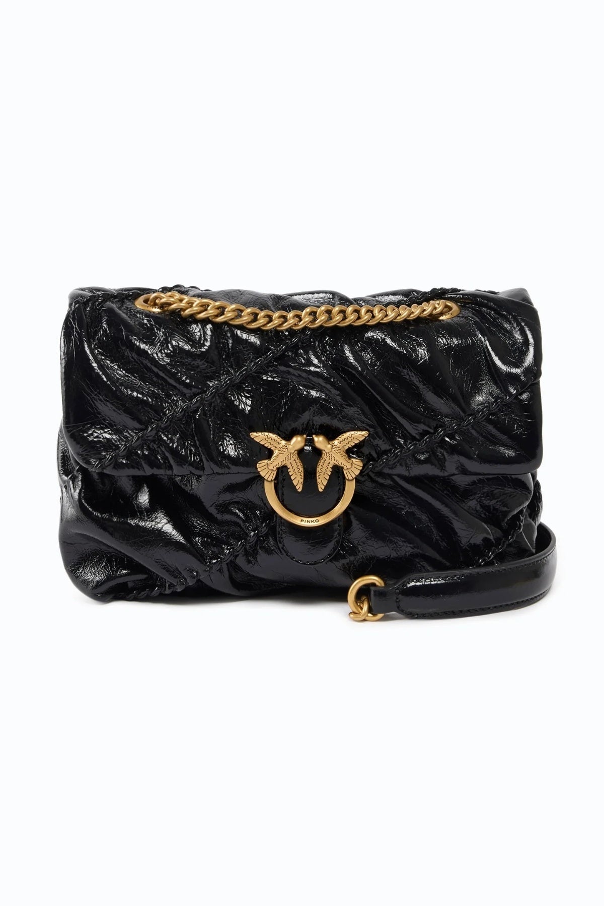 PINKO 107162 A2JC LOVE PUFF CRINCKLE MINI en color NEGRO (1)