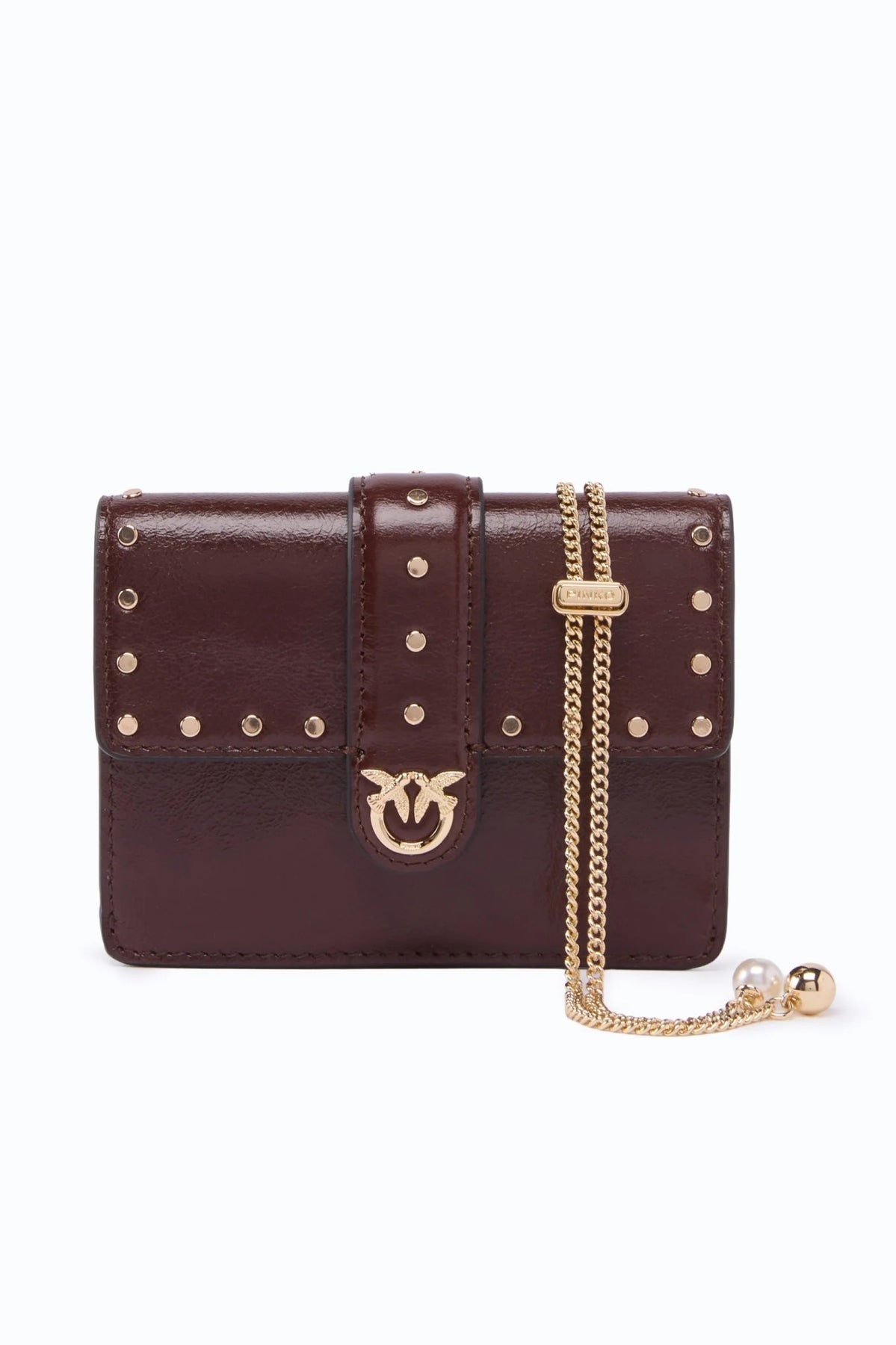 PINKO 107637 A3LP LOVE POCKET STUDS VIT en color BURDEOS (1)