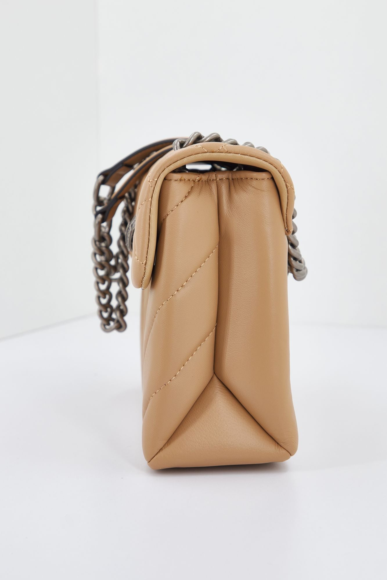 KURT GEIGER LONDON LEATHER KENSINGTON X BA en color MARRON CLARO (2)
