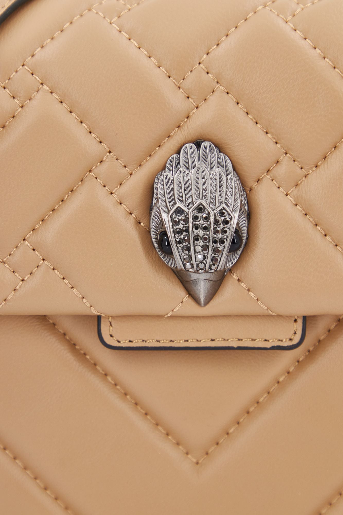 KURT GEIGER LONDON LEATHER KENSINGTON X BA en color MARRON CLARO (4)