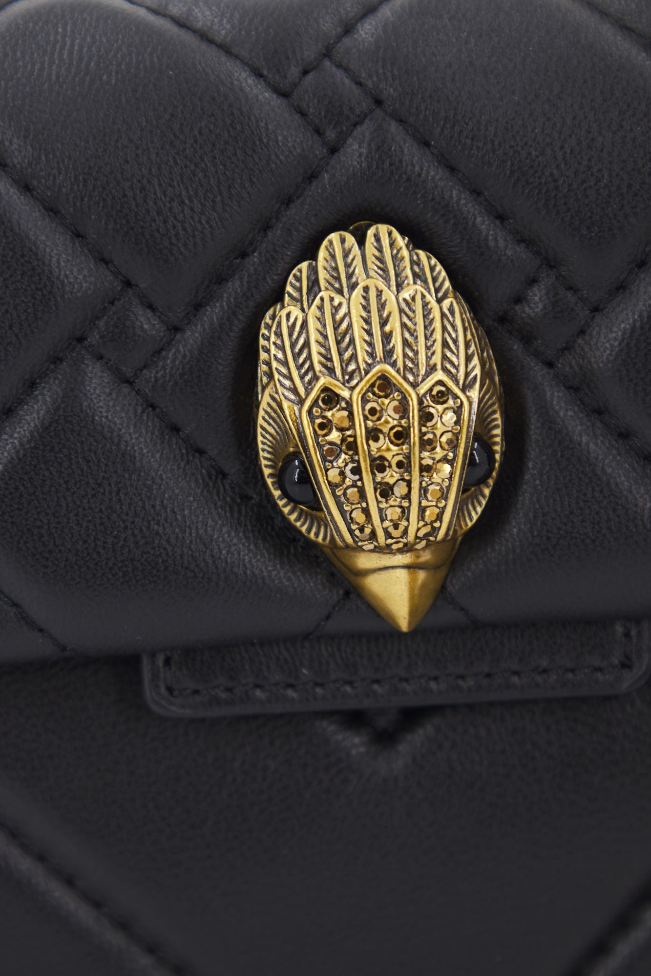 KURT GEIGER LONDON MINI KENSINGTON X BAG en color NEGRO (4)