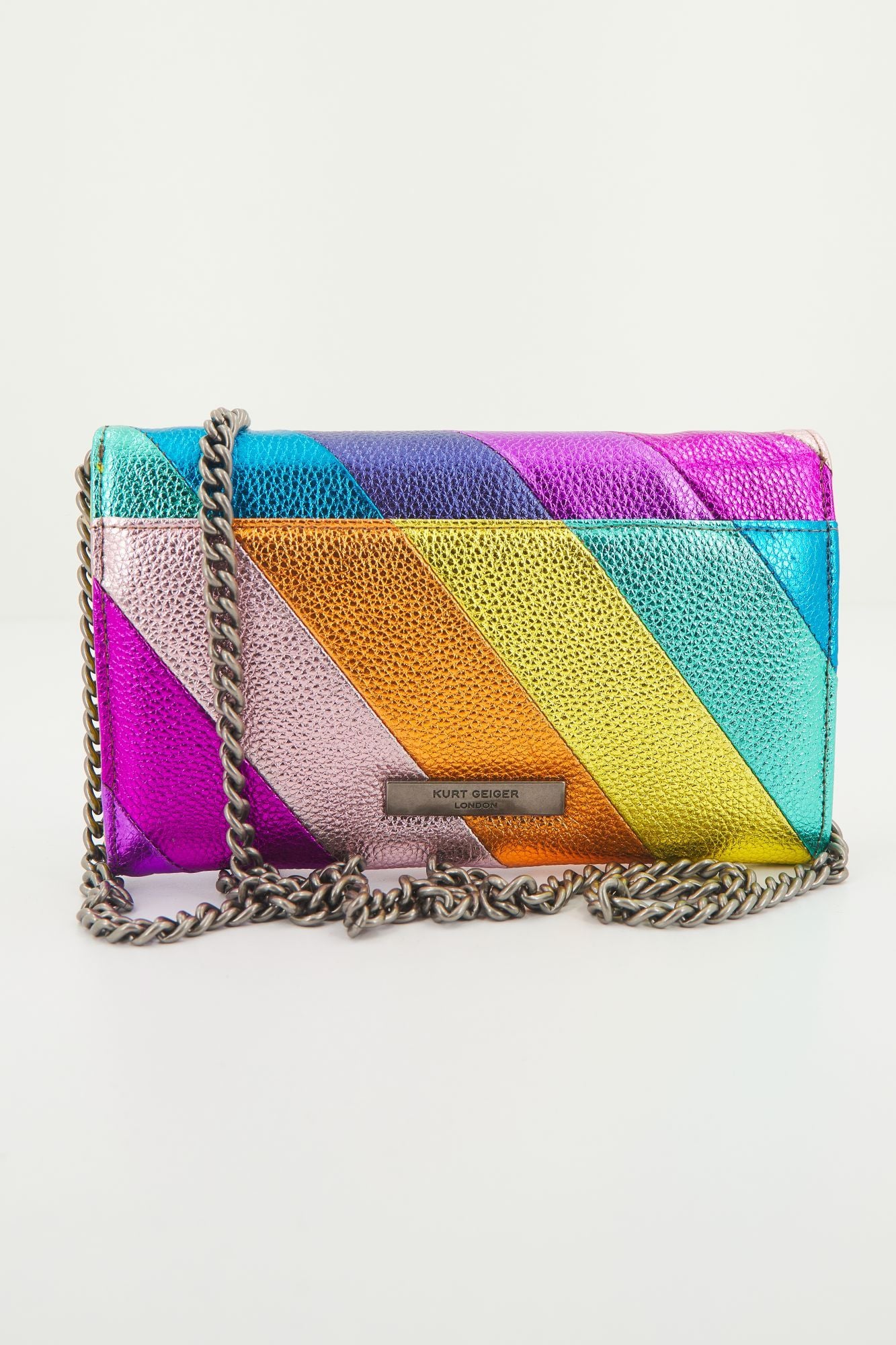 KURT GEIGER LONDON K STRIPE CHAIN WALLET en color MULTICOLOR (3)