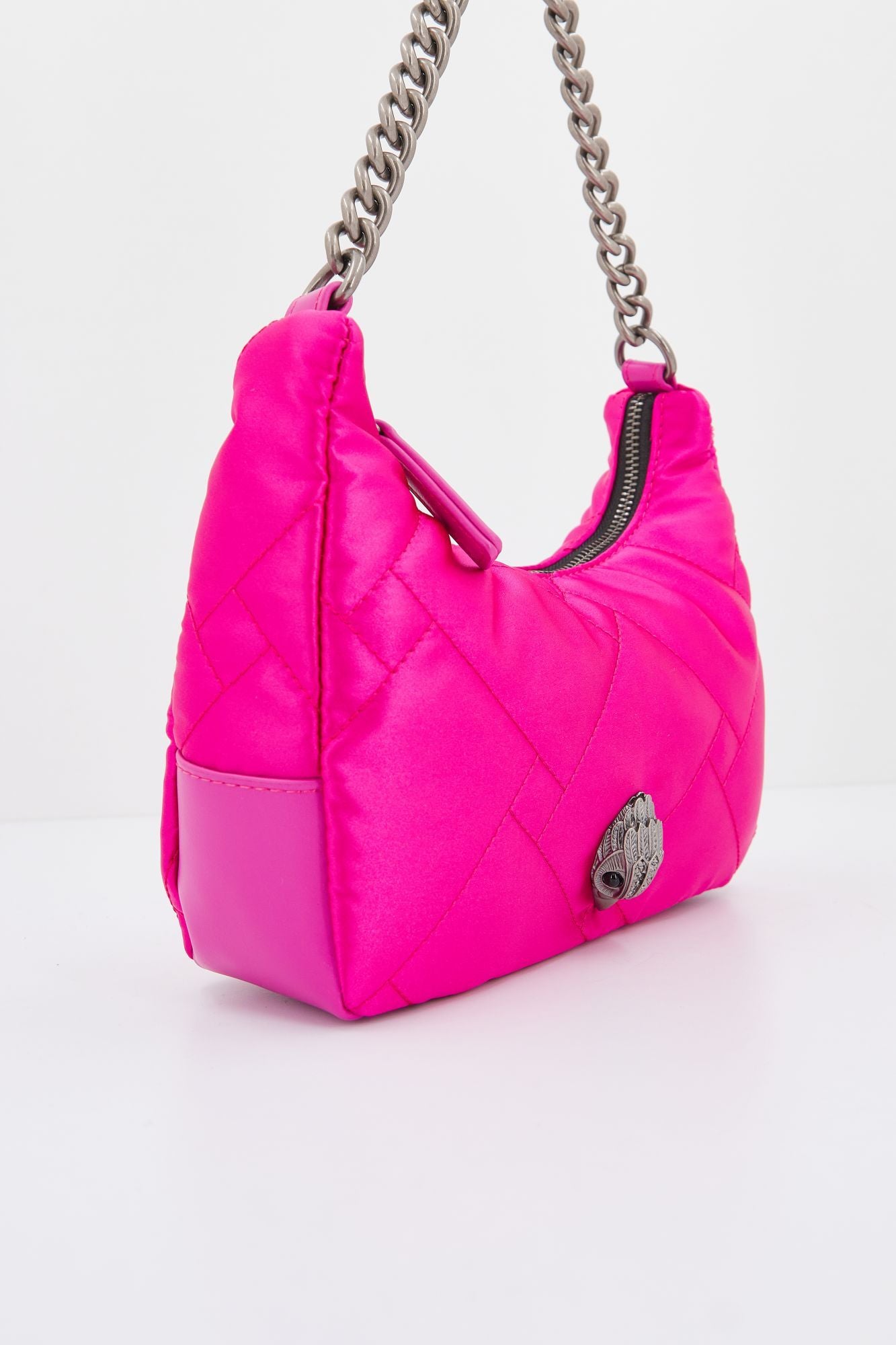KURT GEIGER LONDON RECYCLED MULTI CROSS BODY en color ROSA (2)