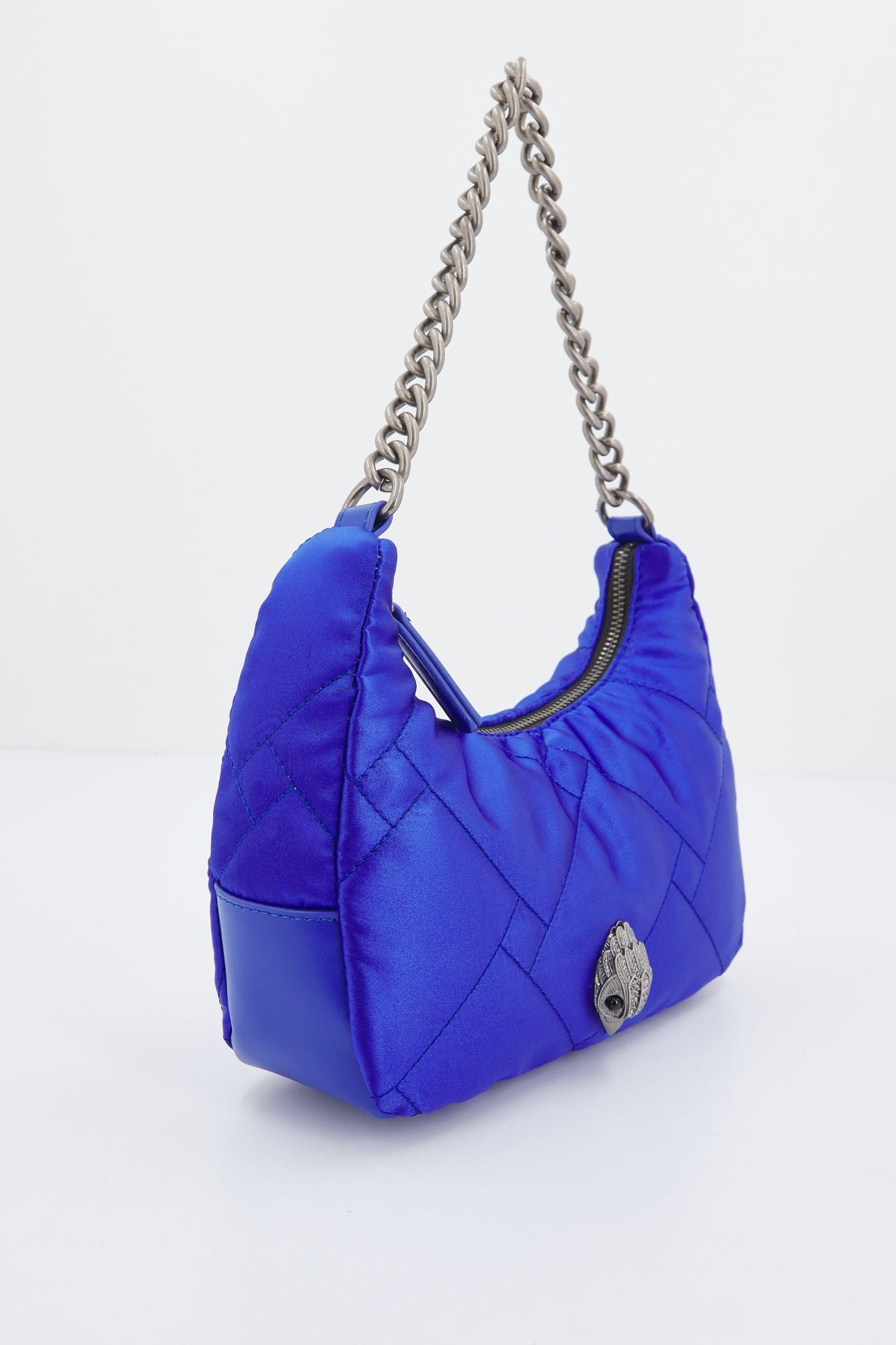 KURT GEIGER LONDON RECYCLED MULTI CROSS BODY en color AZUL (2)