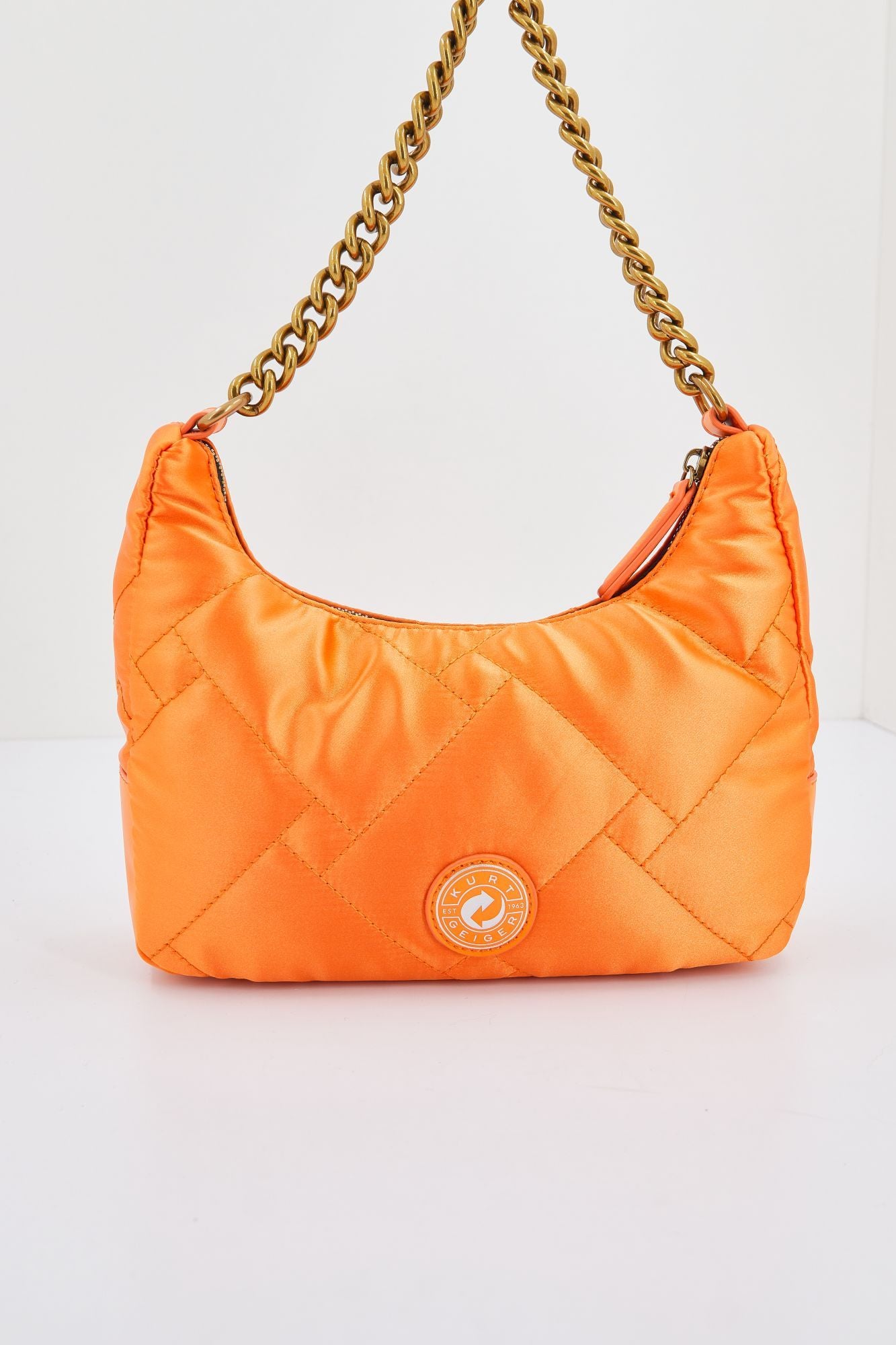 KURT GEIGER LONDON RECYCLED MULTI CROSS BODY en color NARANJA (3)