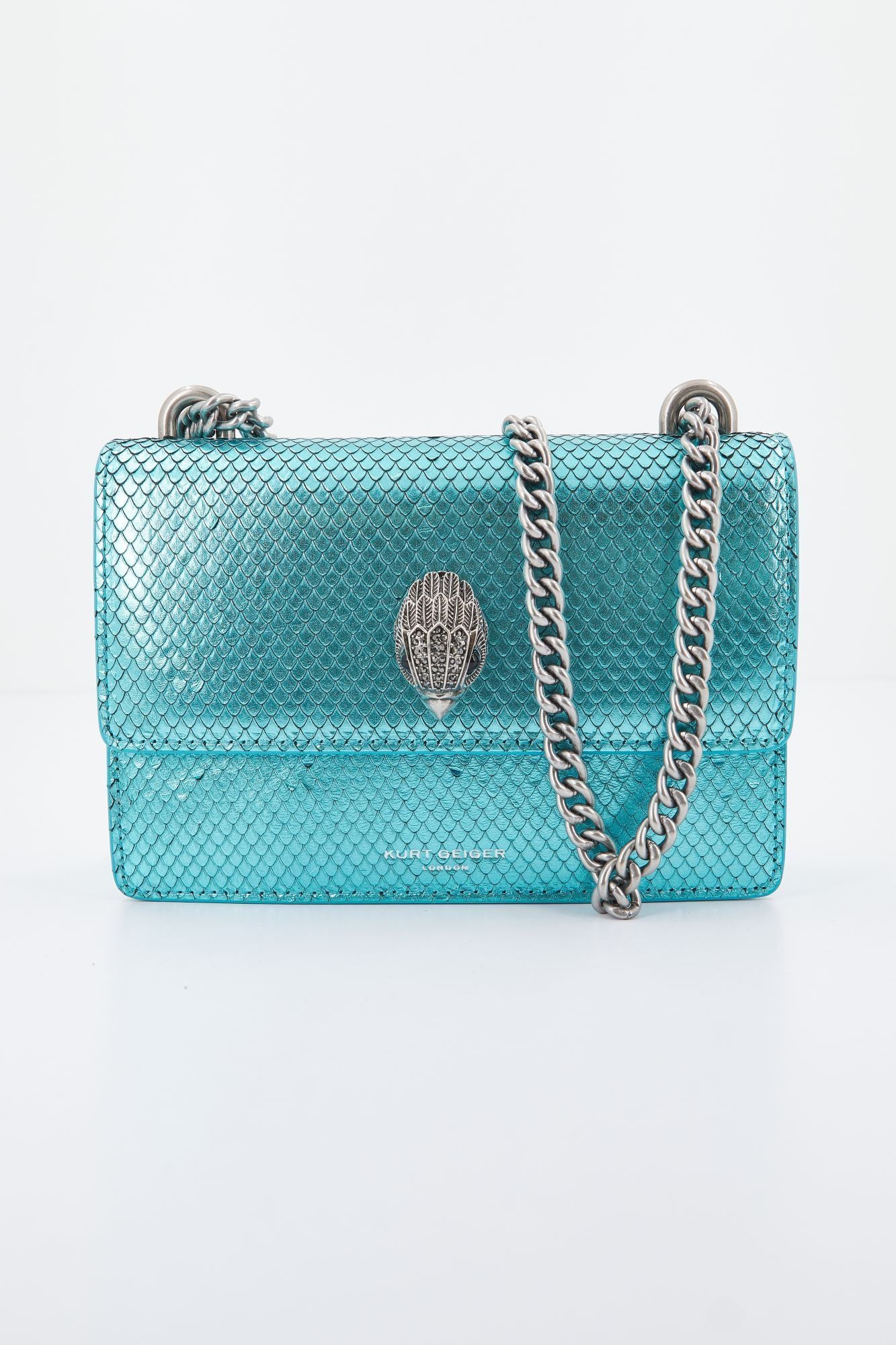 KURT GEIGER LONDON SHOREDITCH SM CROSS BODY en color AZUL (1)