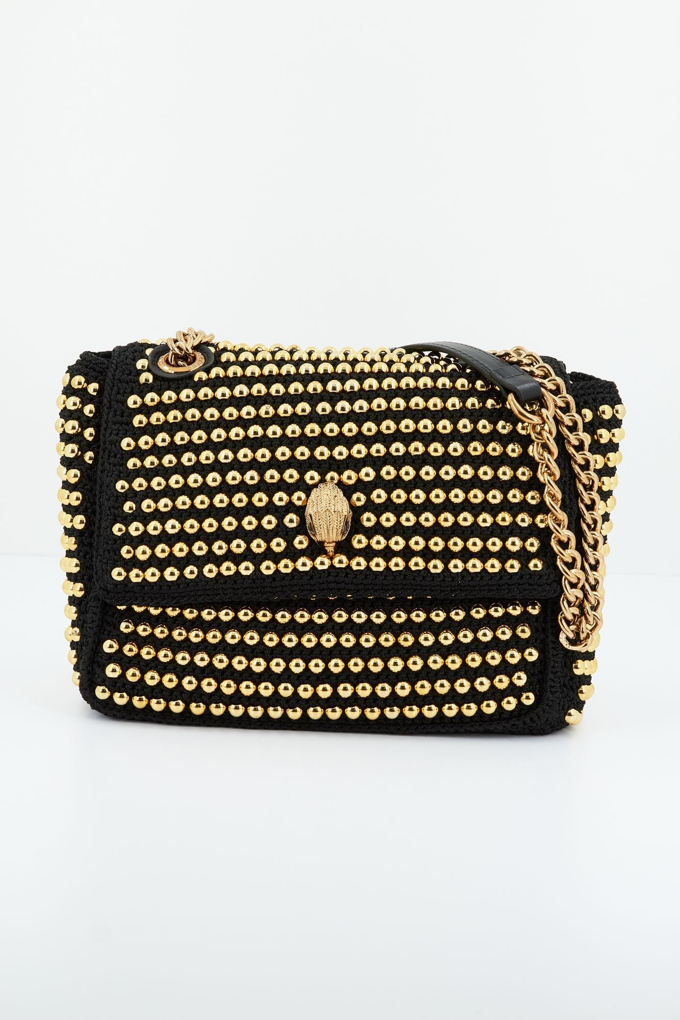 KURT GEIGER LONDON CROCHET KENSINGTON STUD en color NEGRO (1)